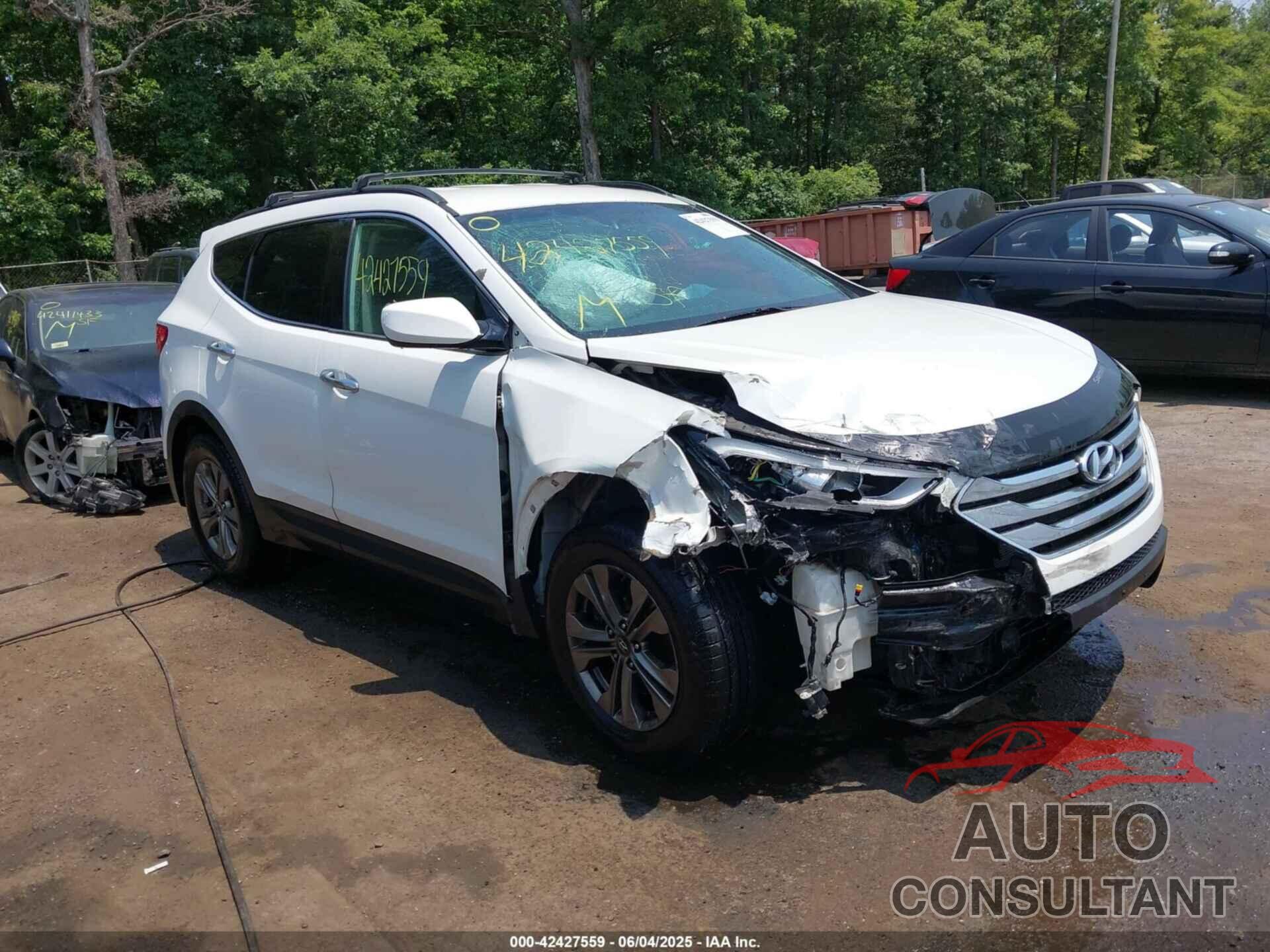 HYUNDAI SANTA FE SPORT 2013 - 5XYZUDLB8DG027009
