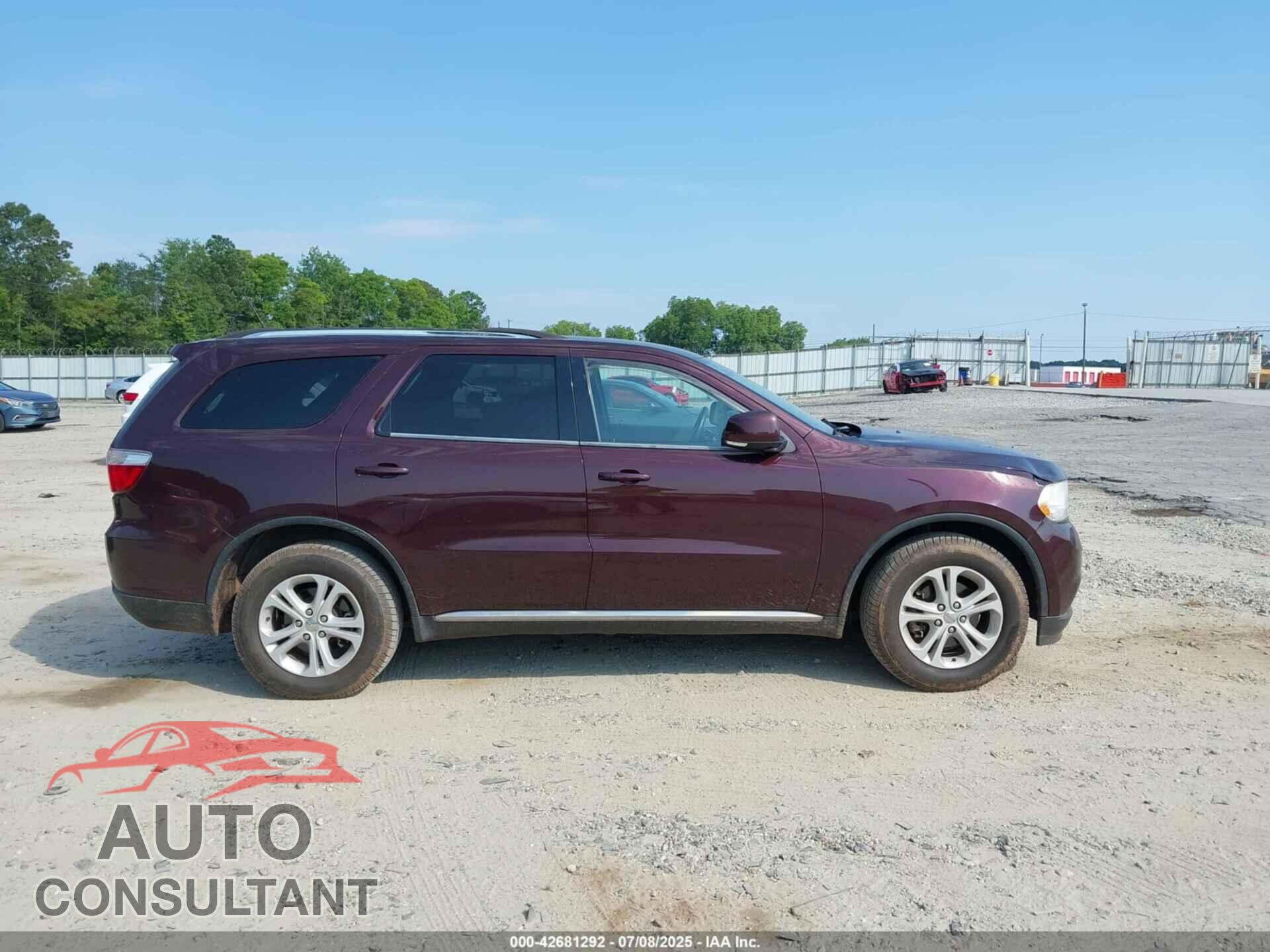DODGE DURANGO 2012 - 1C4RDHDG1CC275493