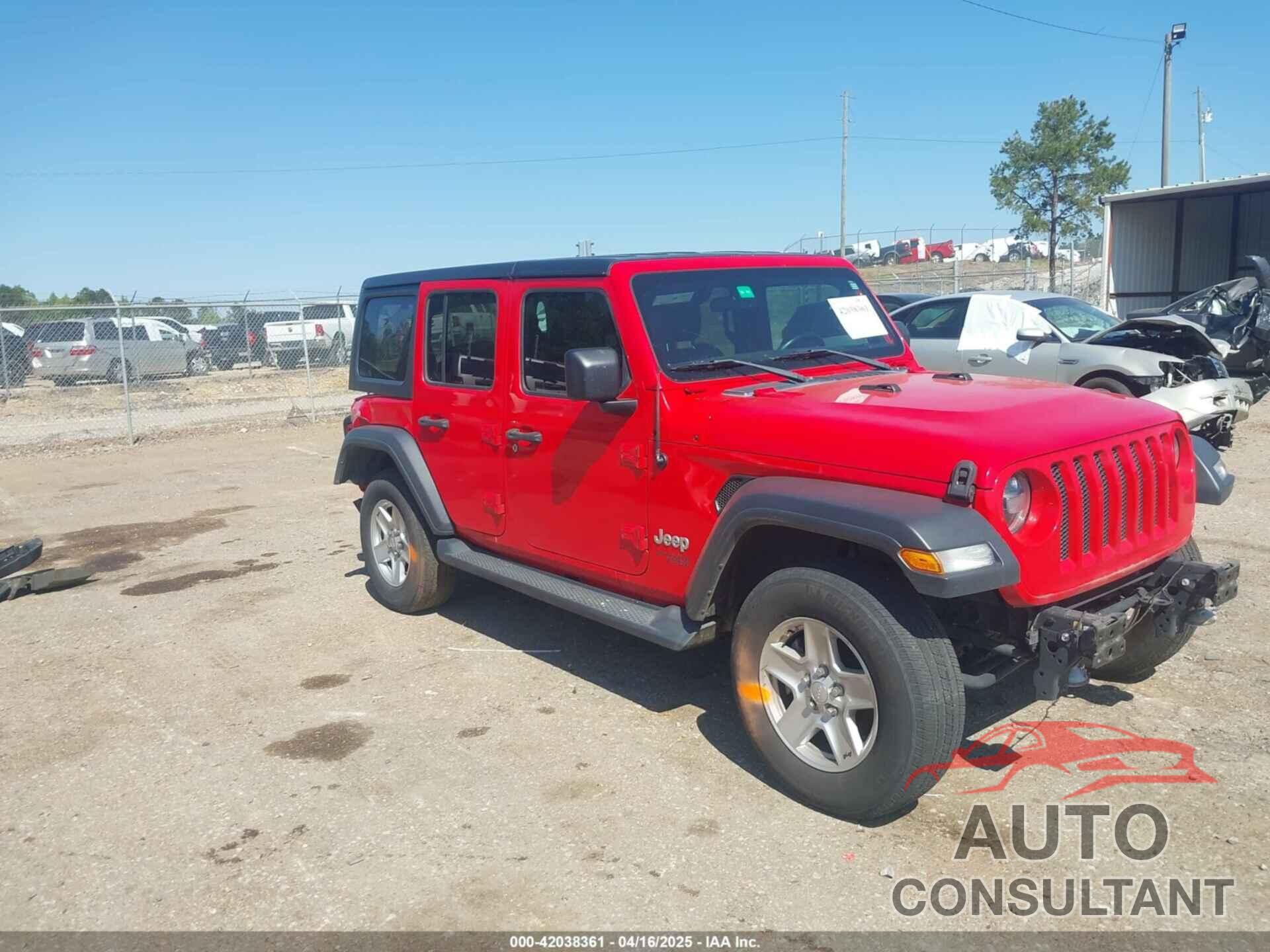 JEEP WRANGLER UNLIMITED 2018 - 1C4HJXDG0JW132321