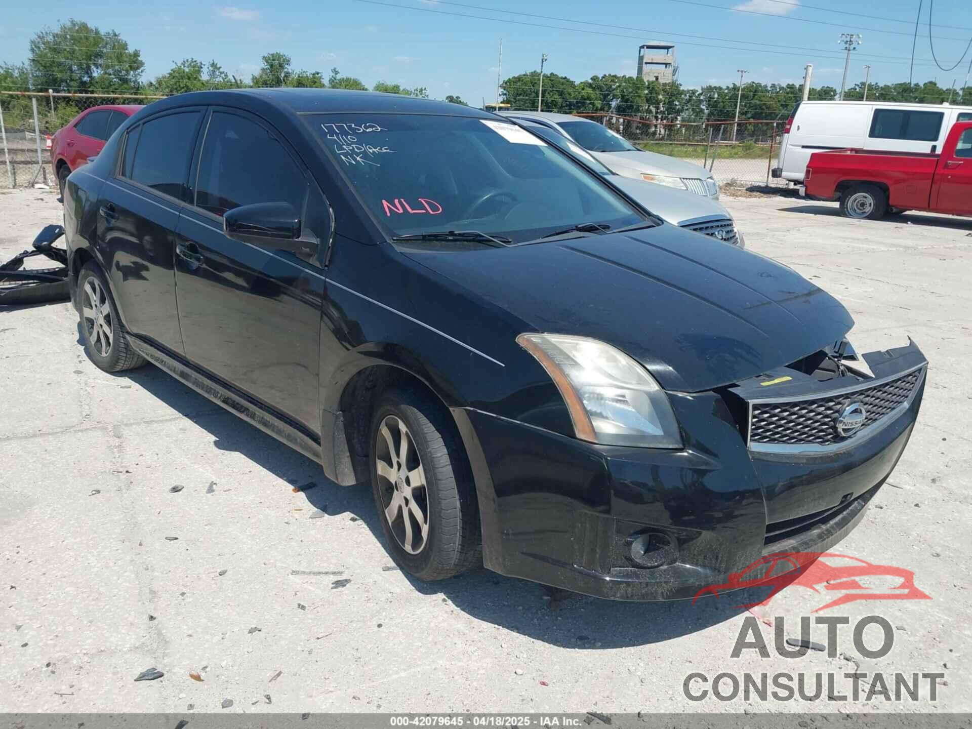 NISSAN SENTRA 2012 - 3N1AB6AP6CL679313