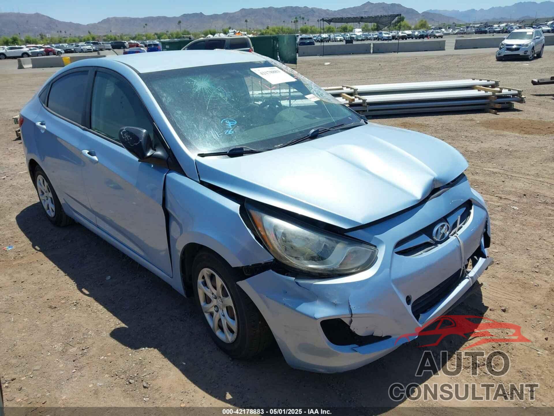 HYUNDAI ACCENT 2013 - KMHCT4AE9DU329845