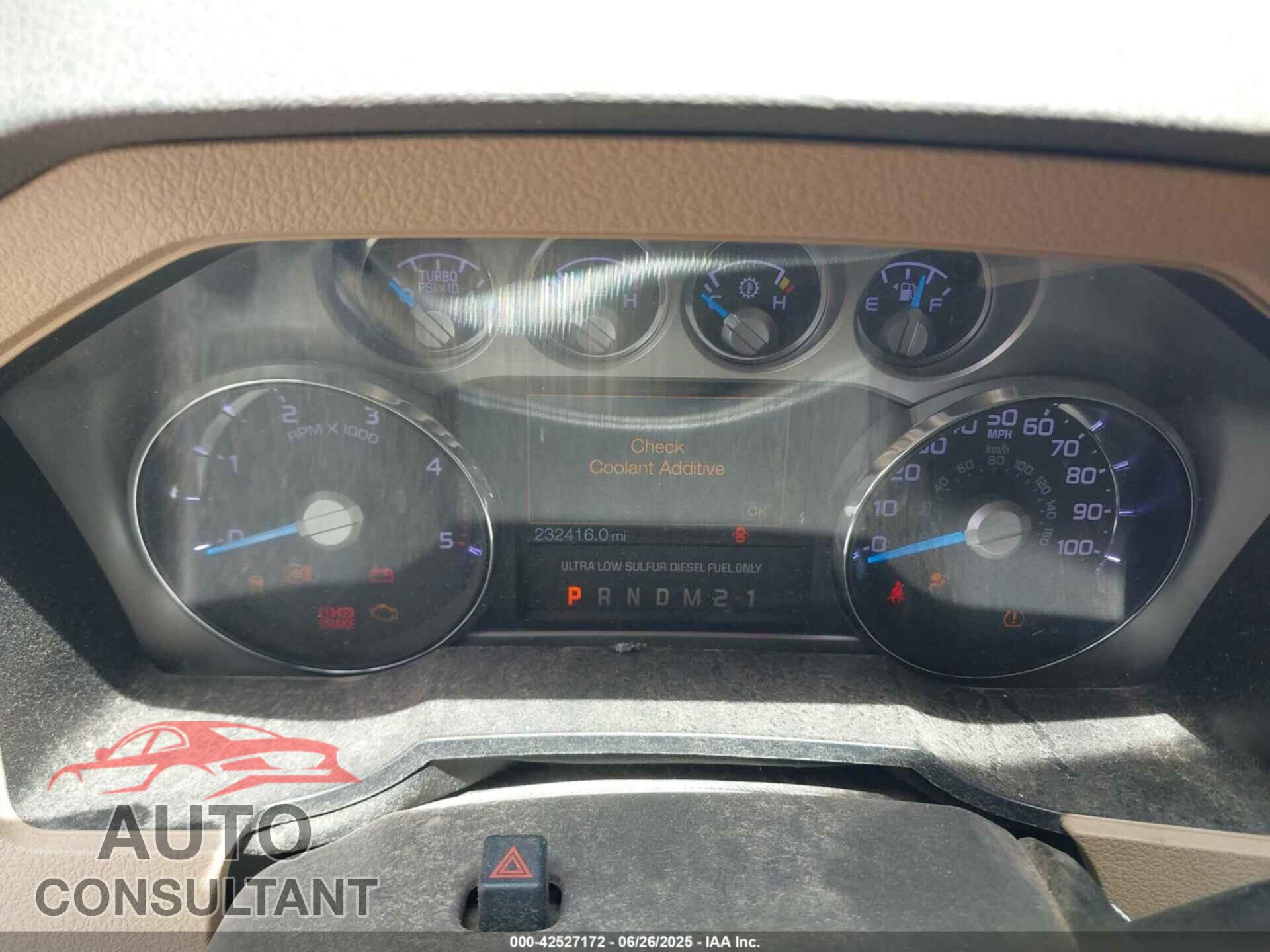 FORD F-250 2011 - 1FT7W2BT5BEC24824