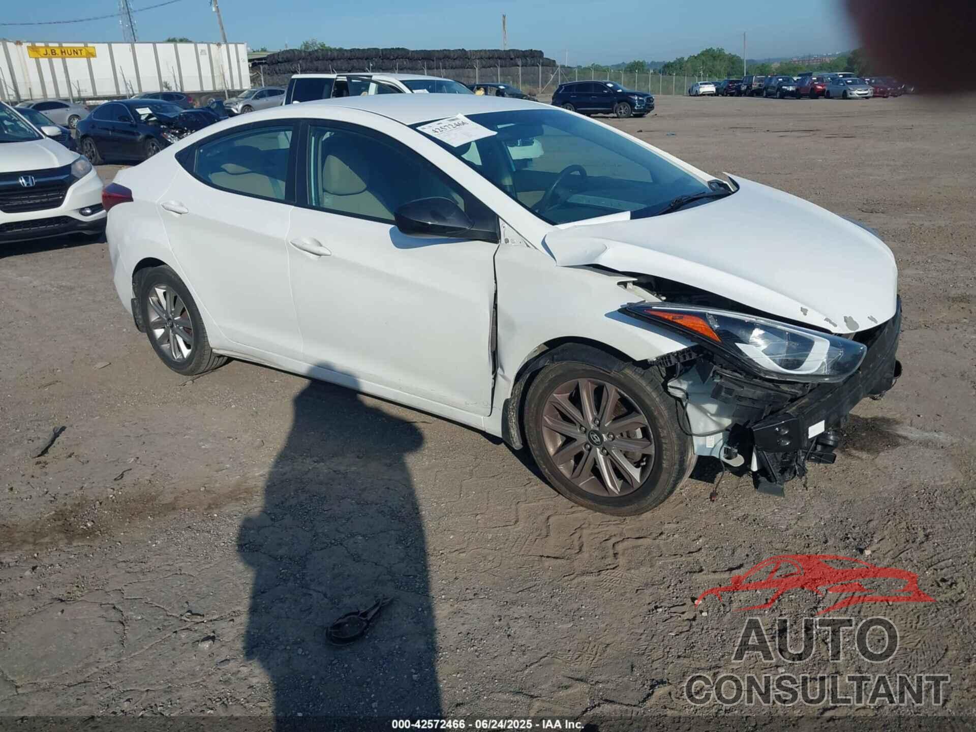 HYUNDAI ELANTRA 2016 - 5NPDH4AEXGH797317