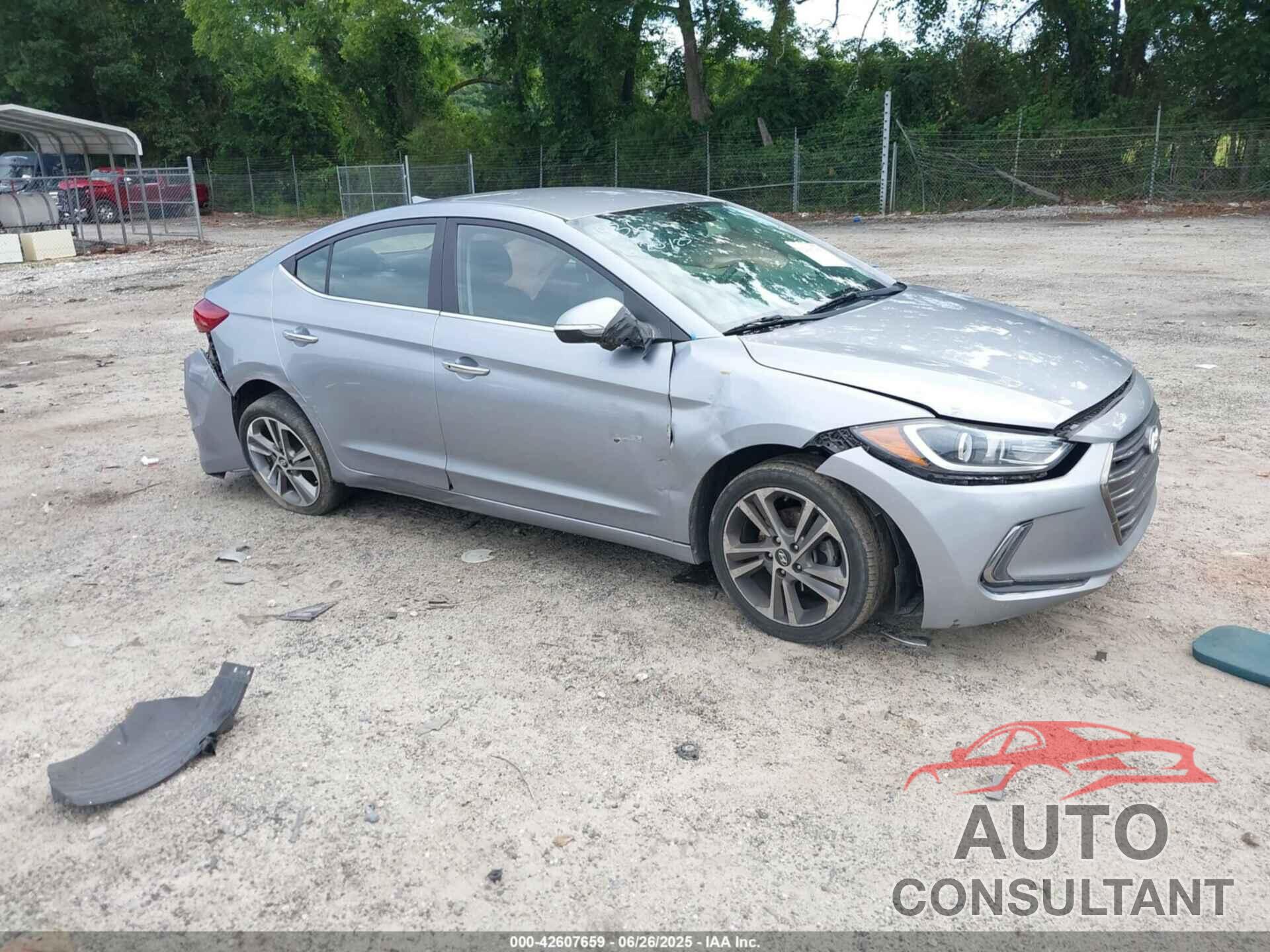 HYUNDAI ELANTRA 2017 - 5NPD84LF4HH091936