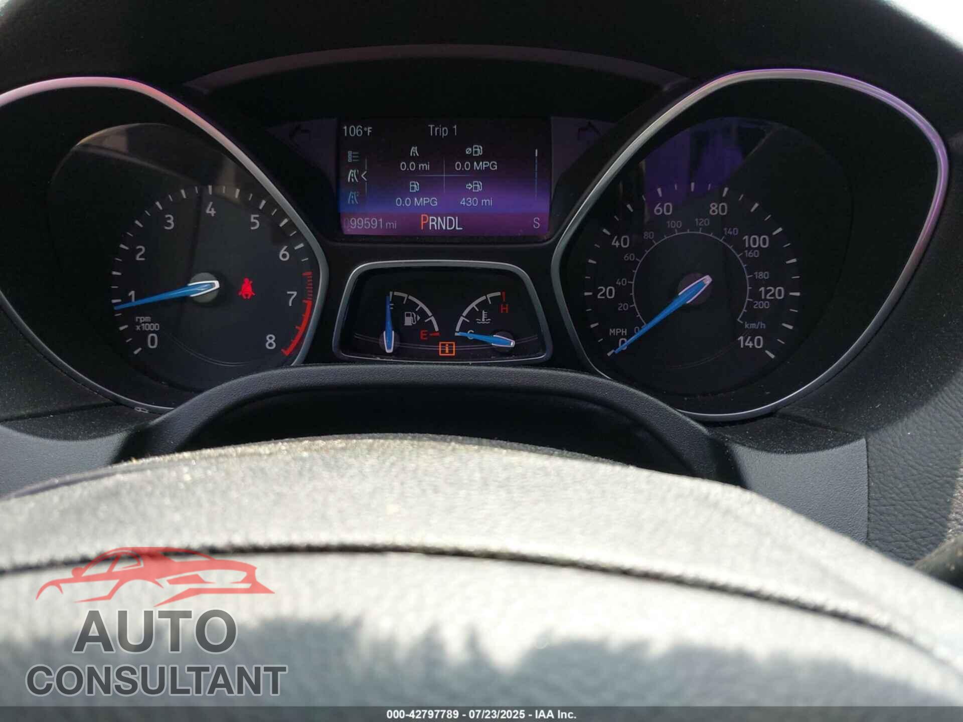 FORD FOCUS 2017 - 1FADP3F20HL335945