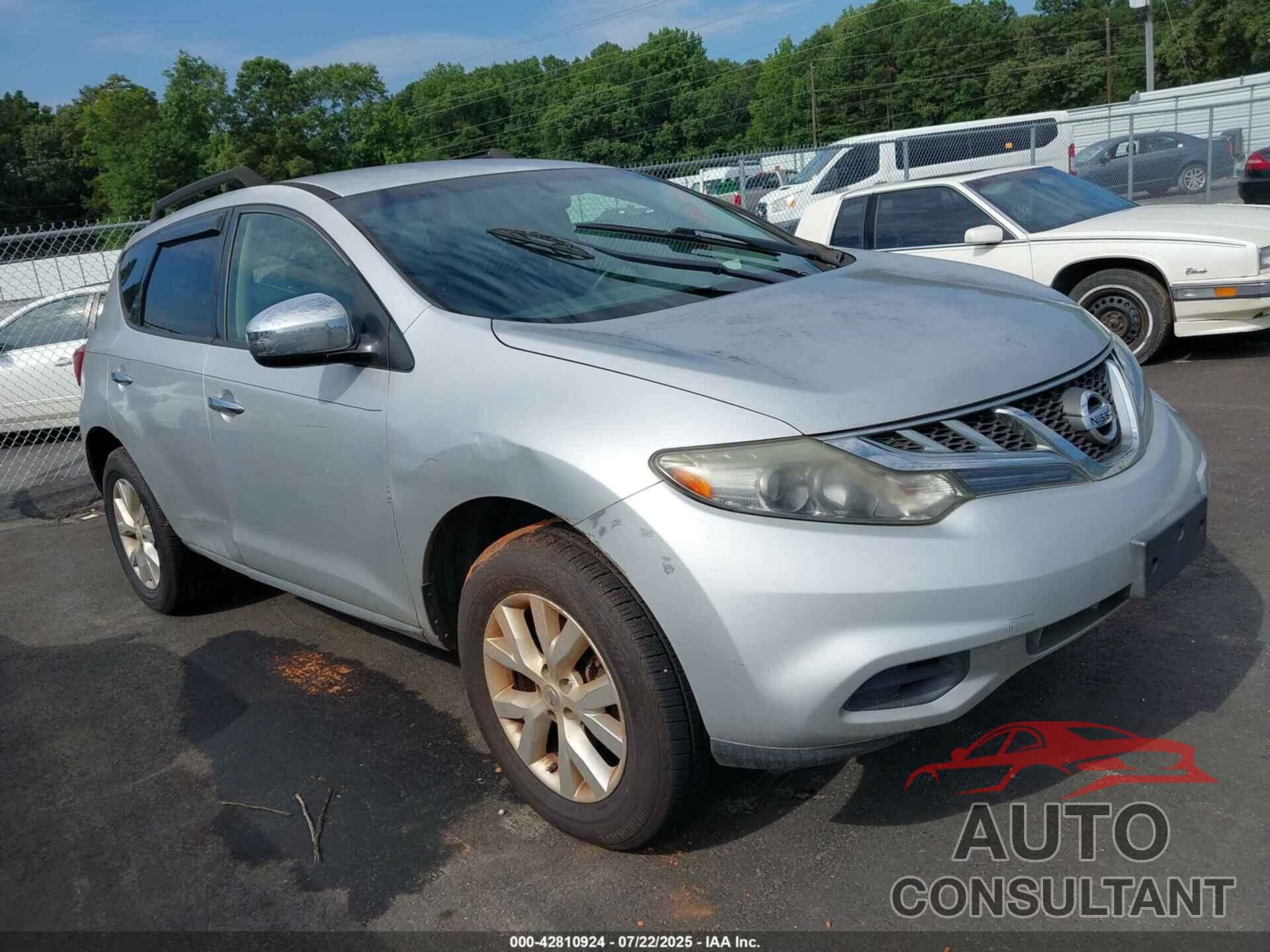 NISSAN MURANO 2013 - JN8AZ1MU6DW211112