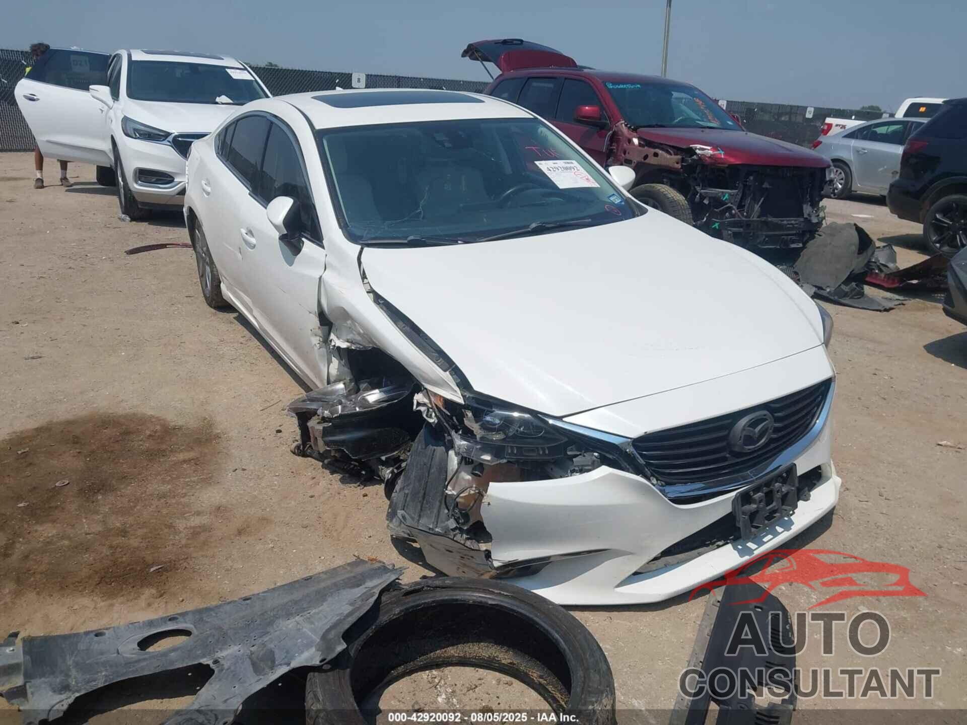 MAZDA MAZDA6 2016 - JM1GJ1W58G1417293