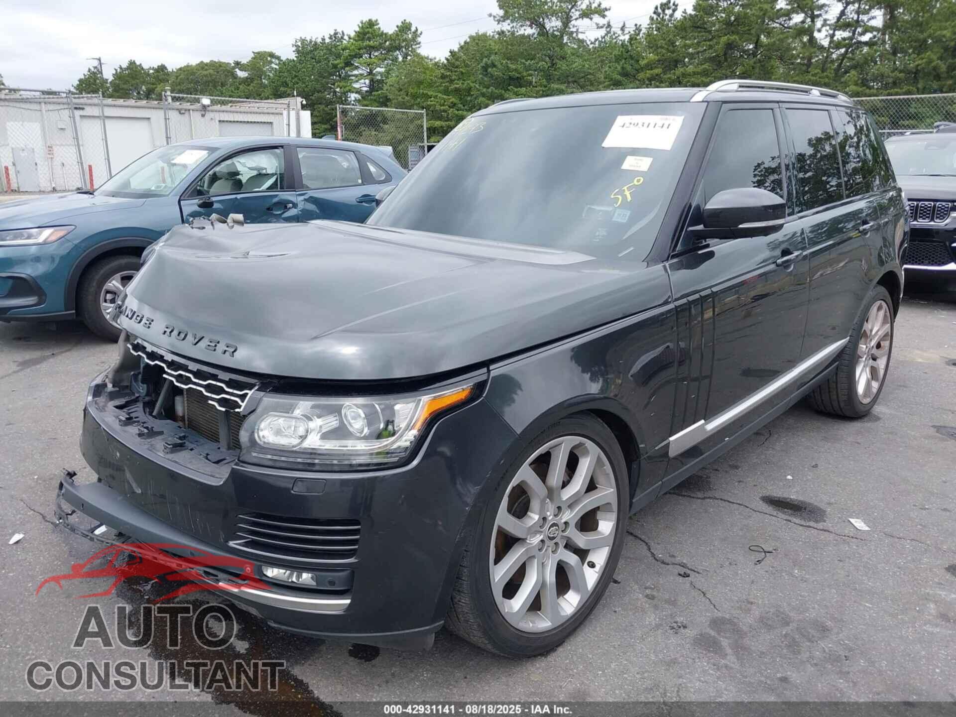 LAND ROVER RANGE ROVER 2015 - SALGS2TF2FA213127