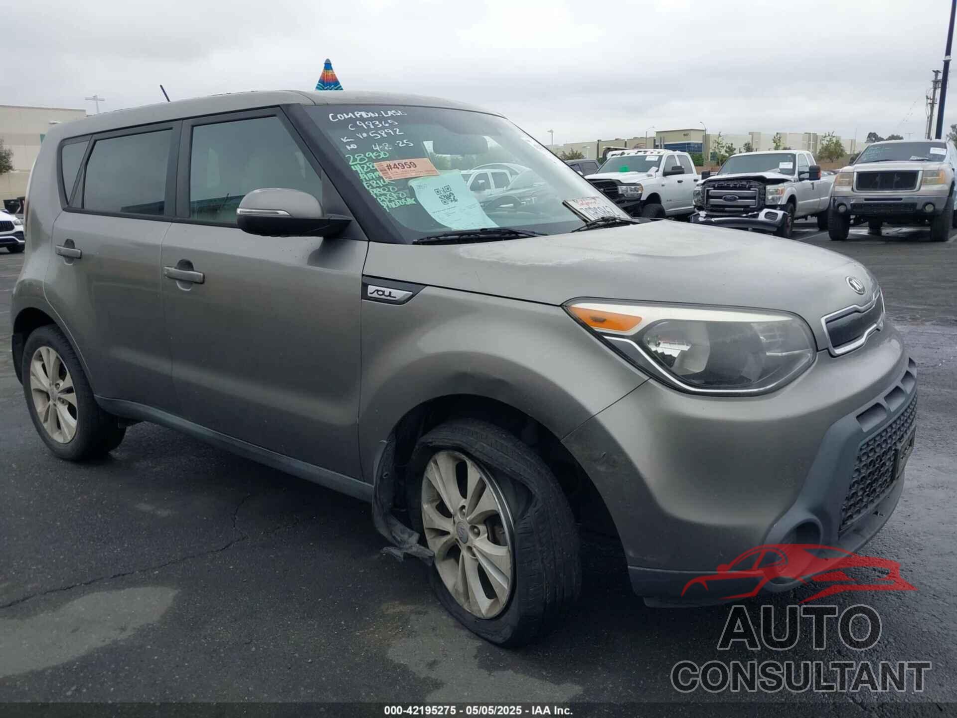 KIA SOUL 2014 - KNDJP3A55E7095892