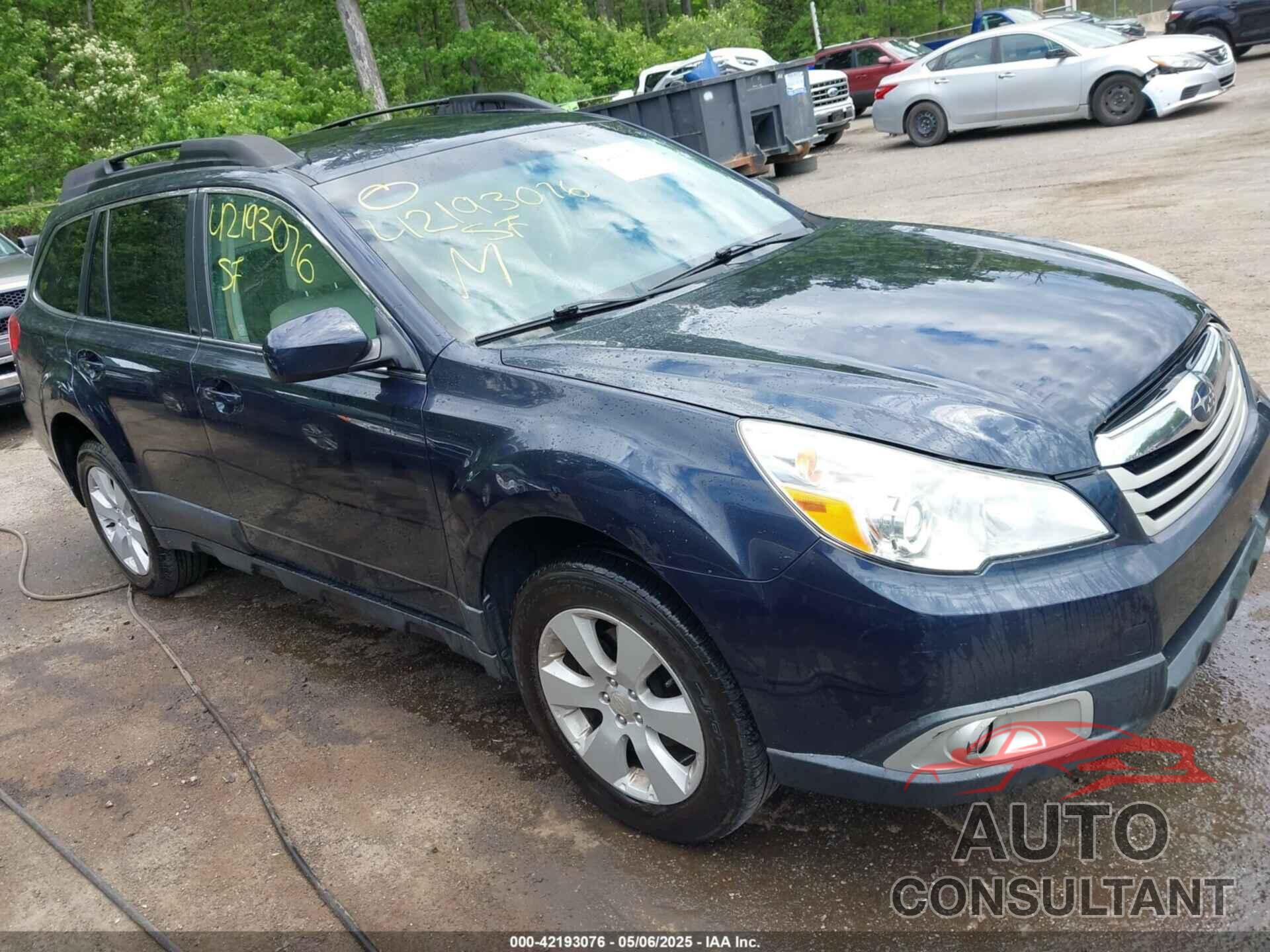 SUBARU OUTBACK 2012 - 4S4BRBBCXC3231181