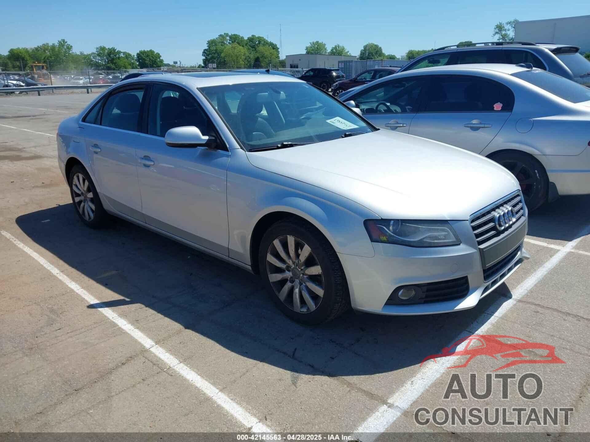 AUDI A4 2012 - WAUAFAFL3CN020533