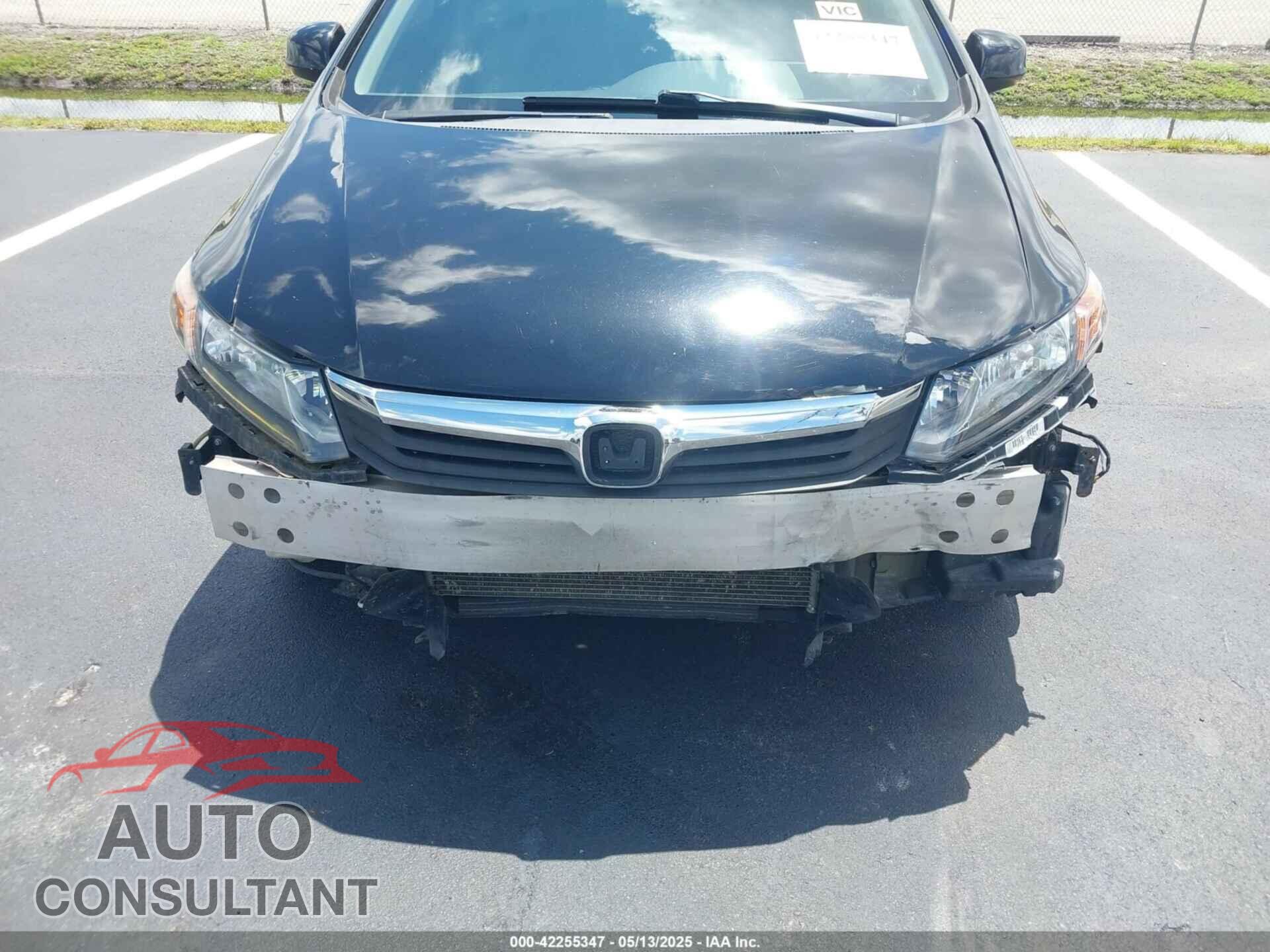 HONDA CIVIC 2012 - 19XFB2F56CE369900