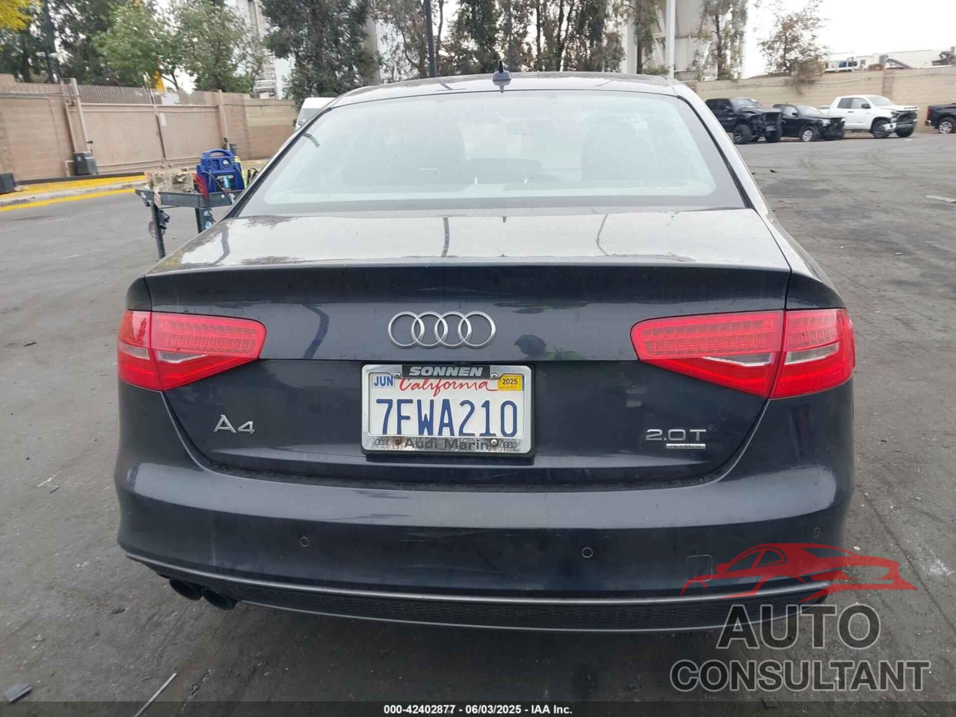 AUDI A4 2014 - WAUFFAFL3EN042265