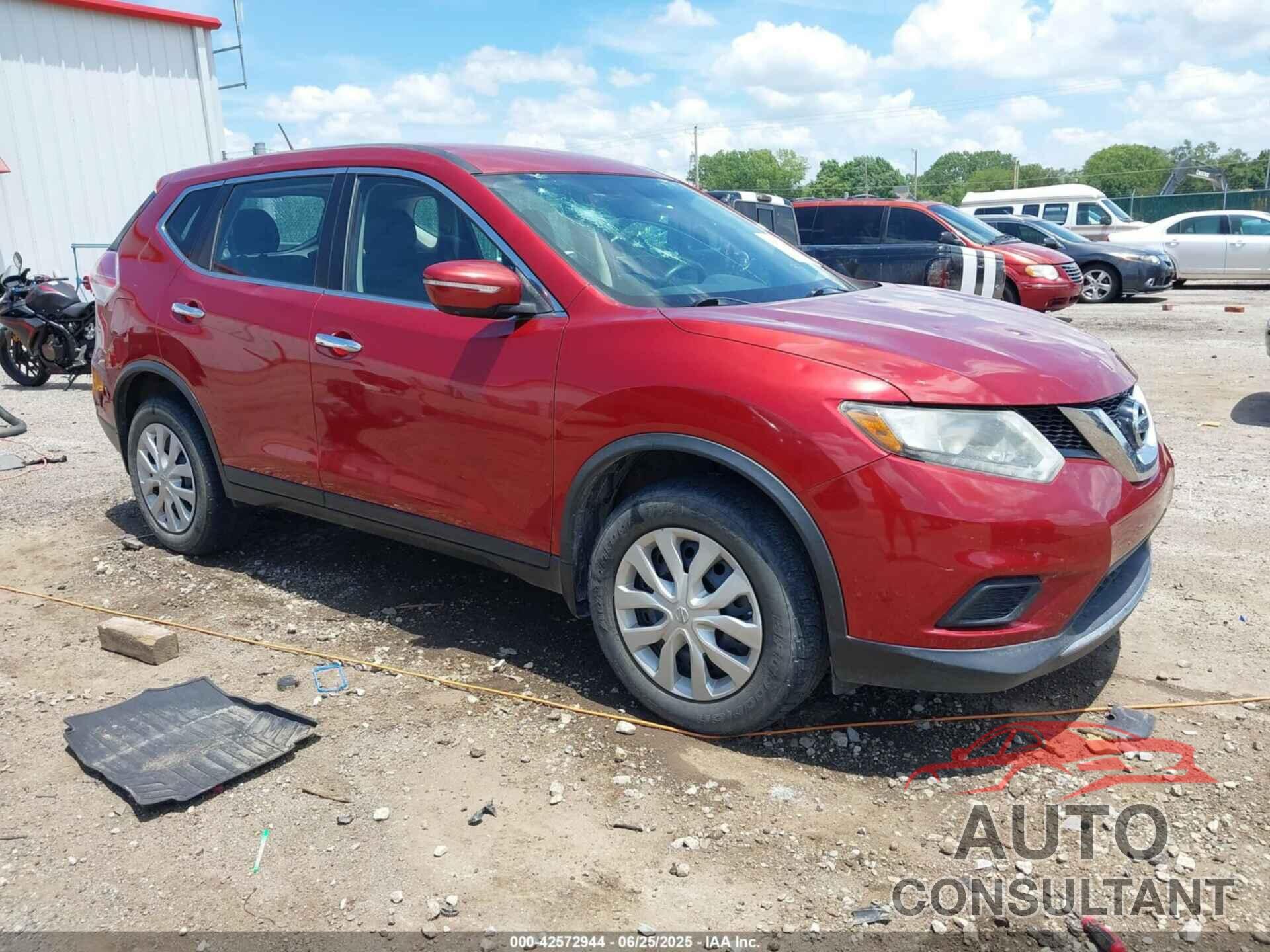 NISSAN ROGUE 2015 - KNMAT2MV7FP532438
