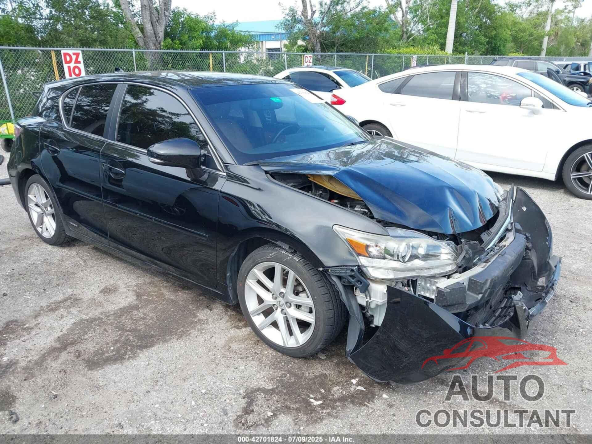 LEXUS CT 200H 2014 - JTHKD5BH9E2190419