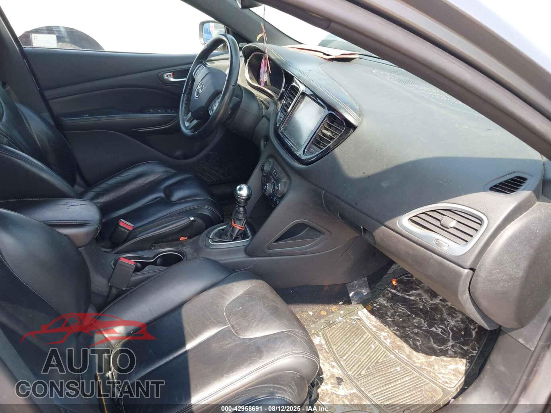 DODGE DART 2013 - 1C3CDFCH1DD312353
