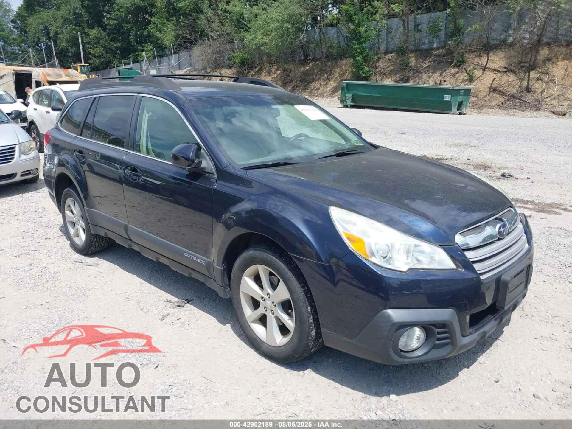 SUBARU OUTBACK 2013 - 4S4BRBCC5D3300956