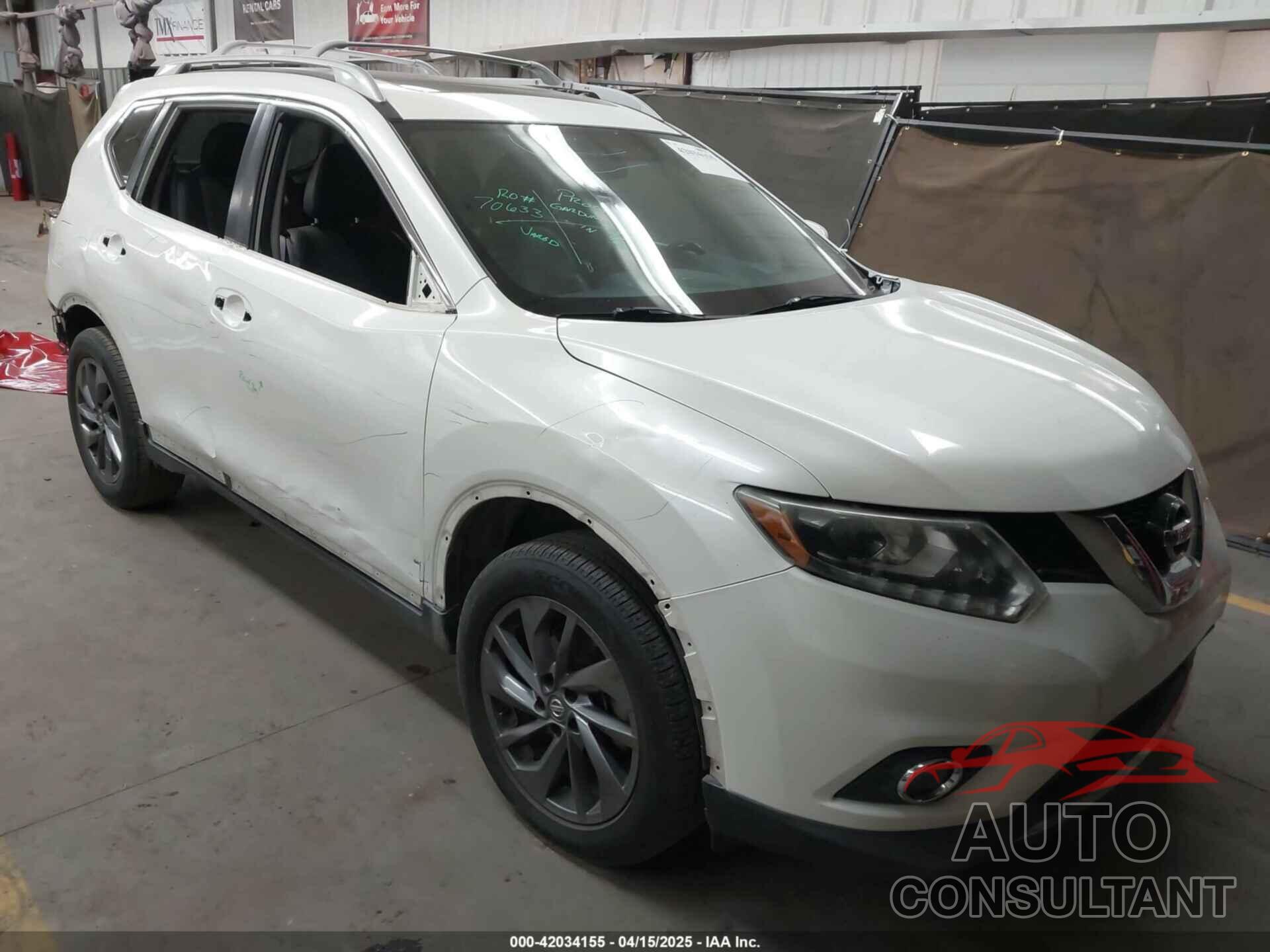 NISSAN ROGUE 2016 - 5N1AT2MT0GC834706