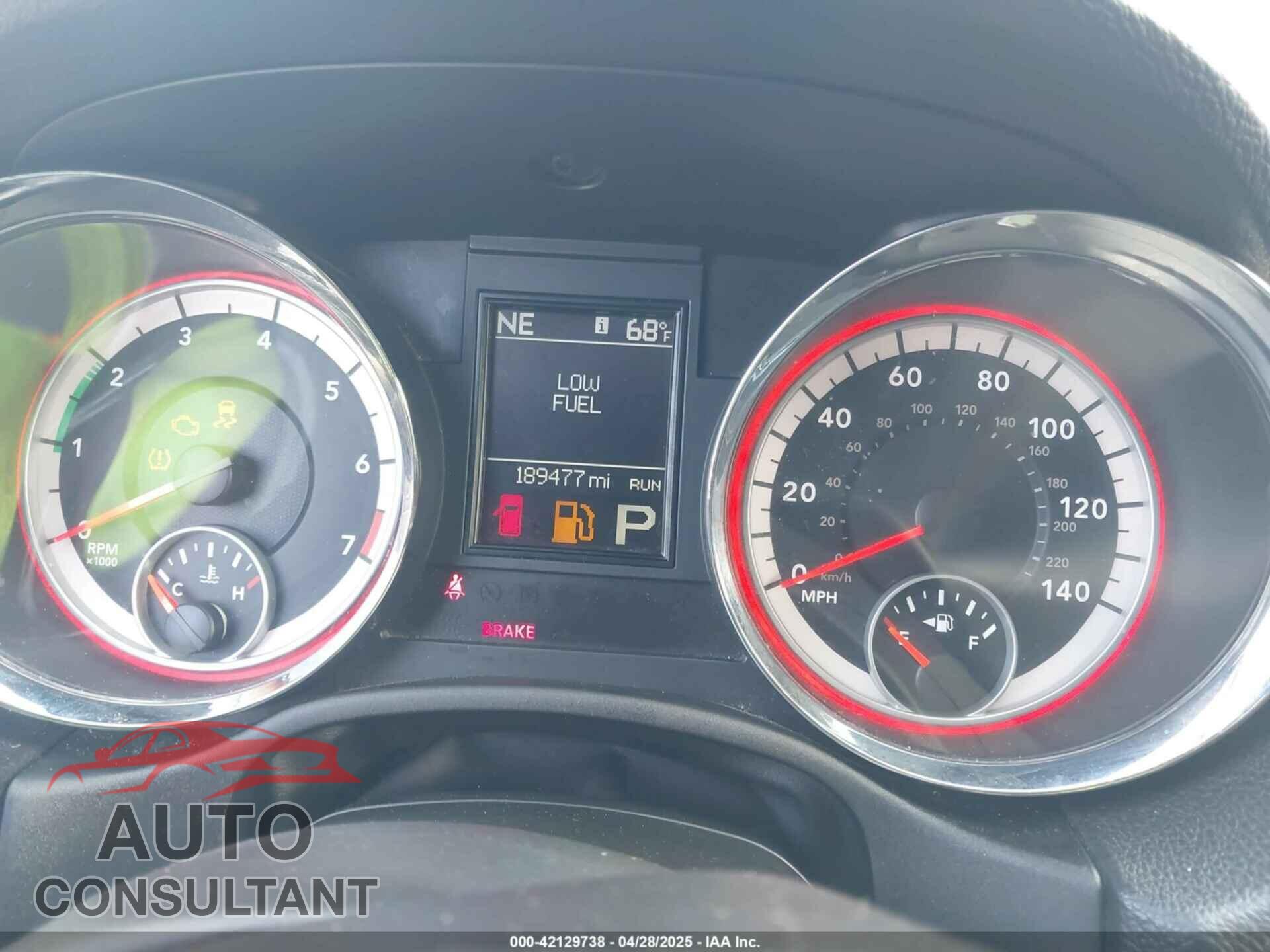 DODGE DURANGO 2013 - 1C4RDHAG9DC679437