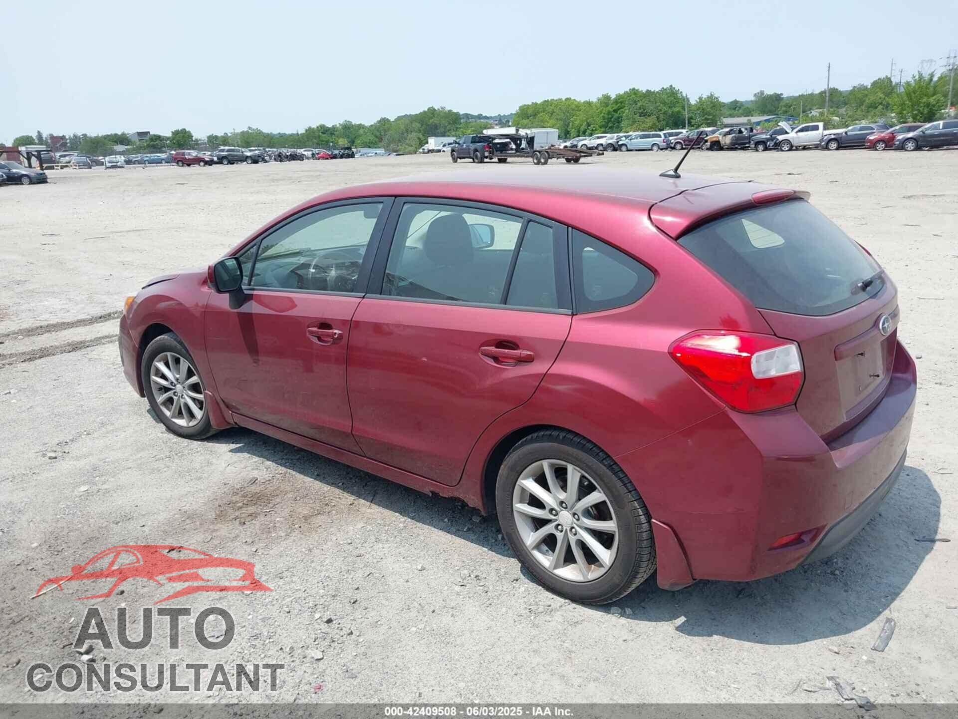 SUBARU IMPREZA 2012 - JF1GPAC62CH209011