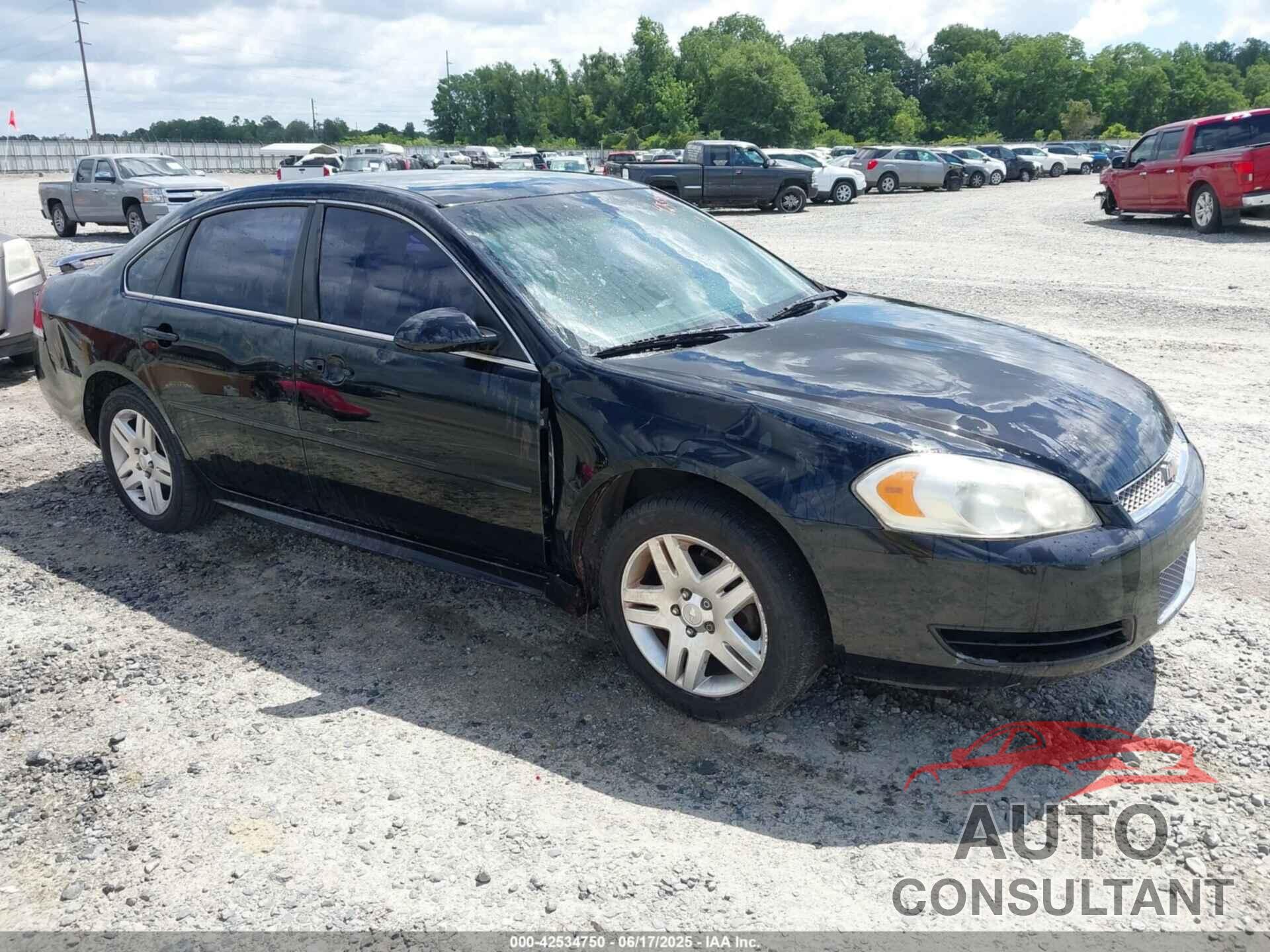CHEVROLET IMPALA 2012 - 2G1WG5E37C1145902