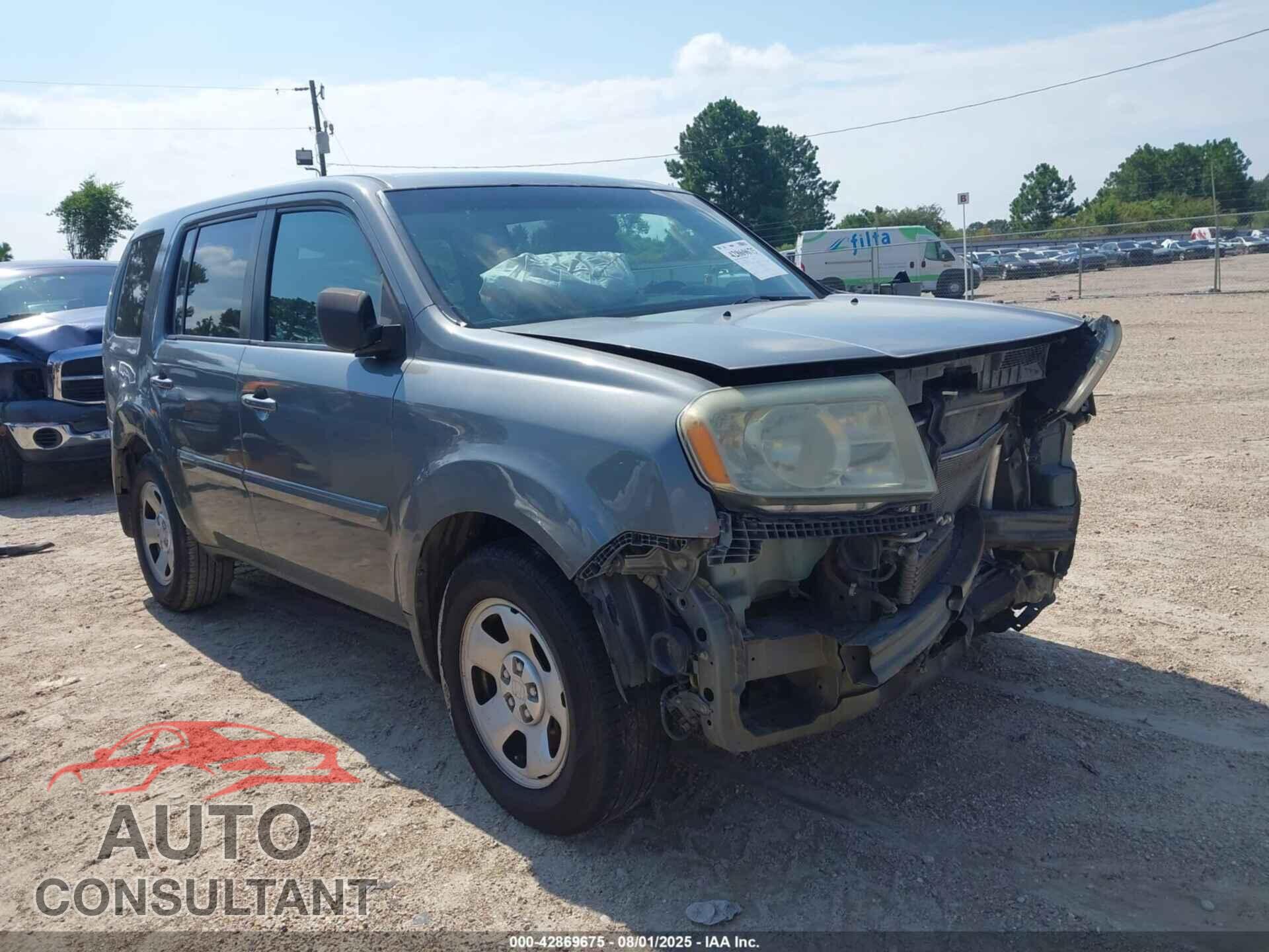HONDA PILOT 2009 - 5FNYF38289B005180
