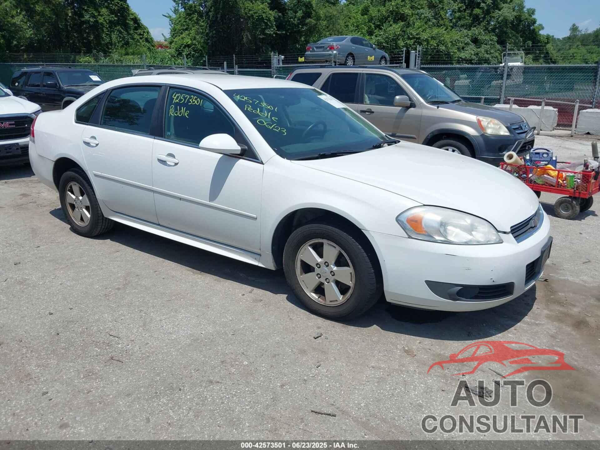 CHEVROLET IMPALA 2011 - 2G1WG5EK1B1301633