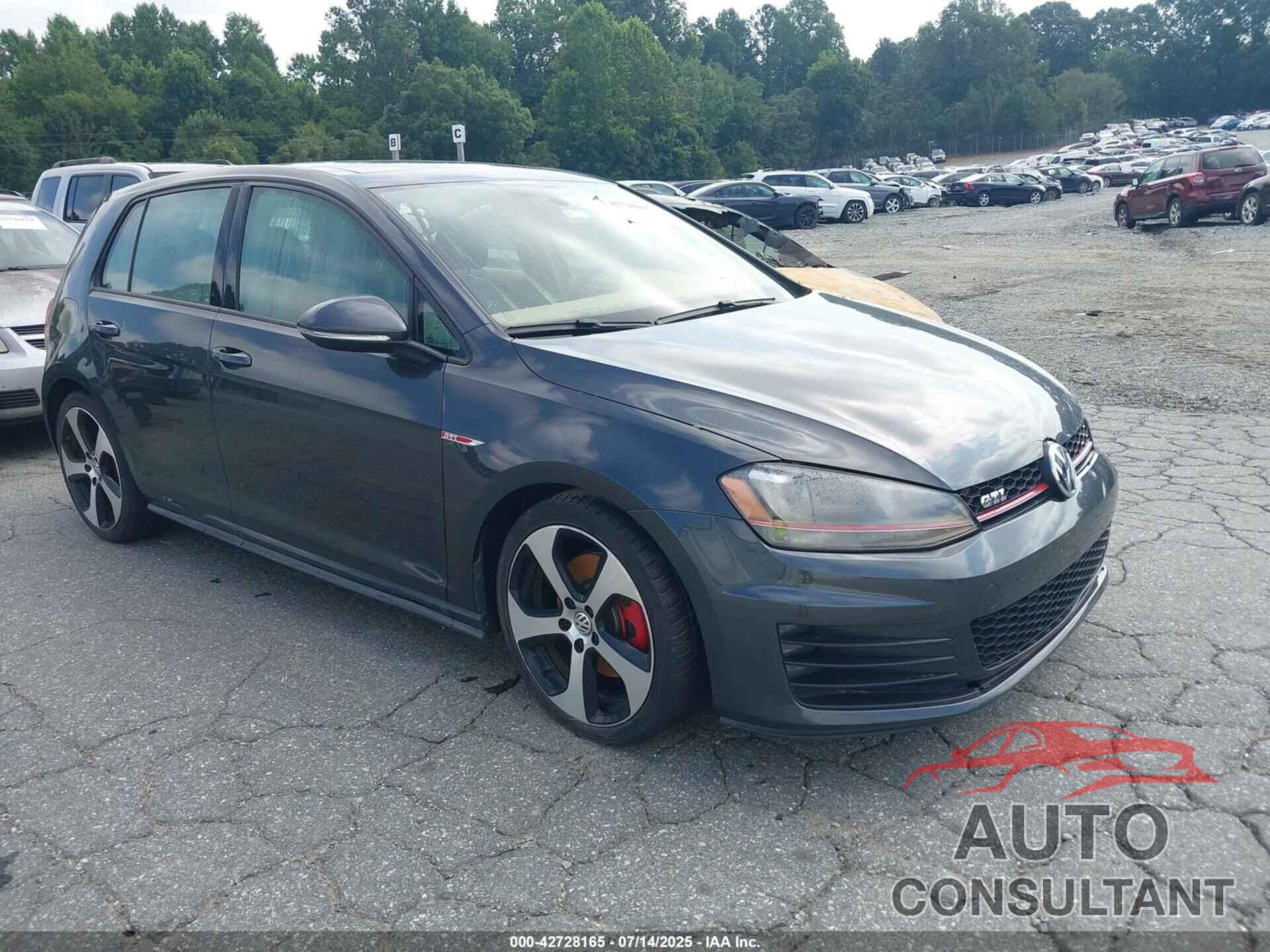 VOLKSWAGEN GOLF GTI 2015 - 3VW4T7AU0FM045848