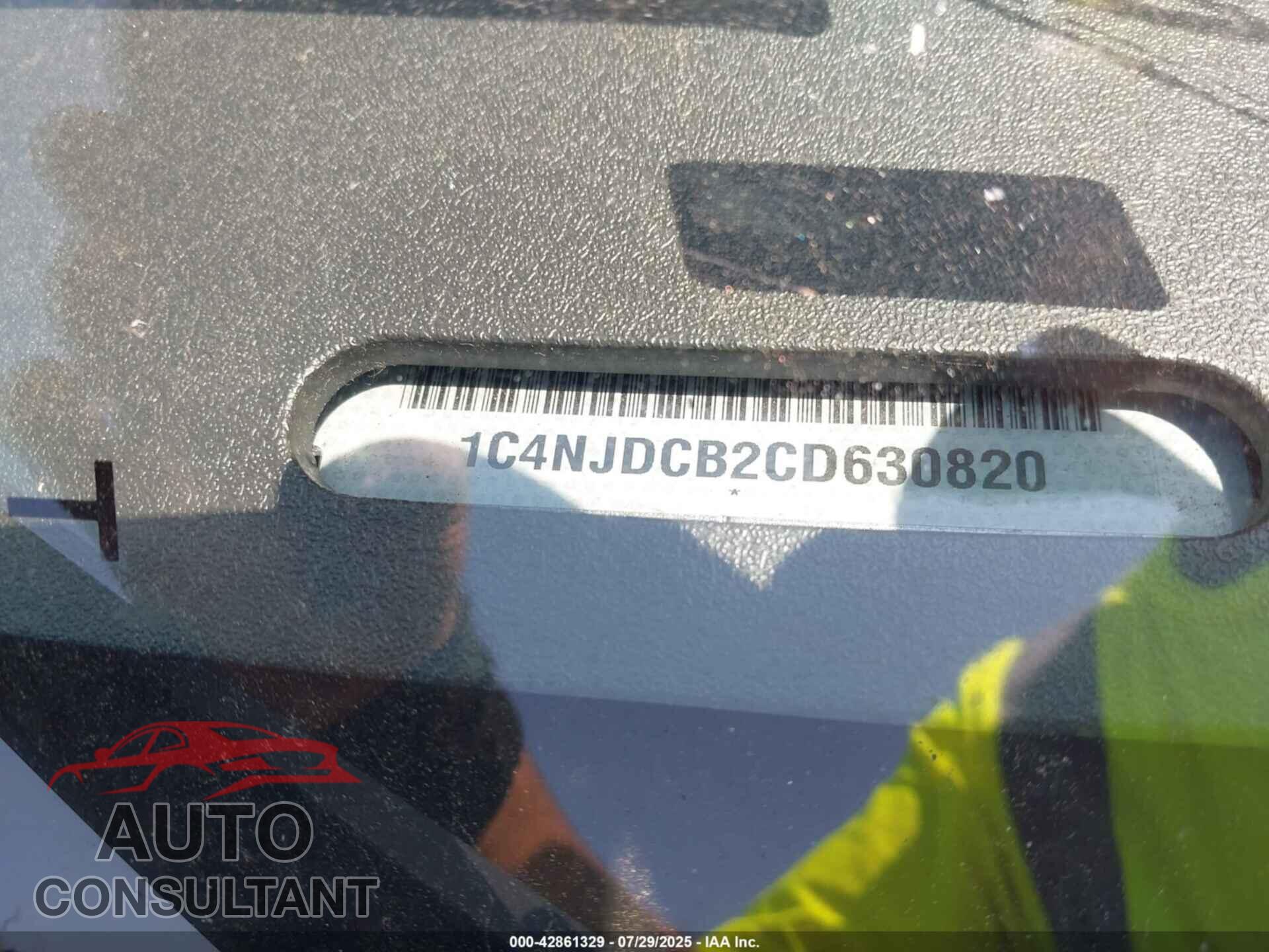 JEEP COMPASS 2012 - 1C4NJDCB2CD630820