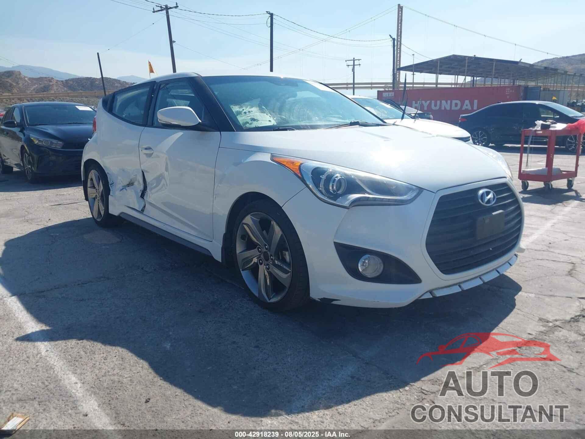 HYUNDAI VELOSTER 2014 - KMHTC6AE0EU190055