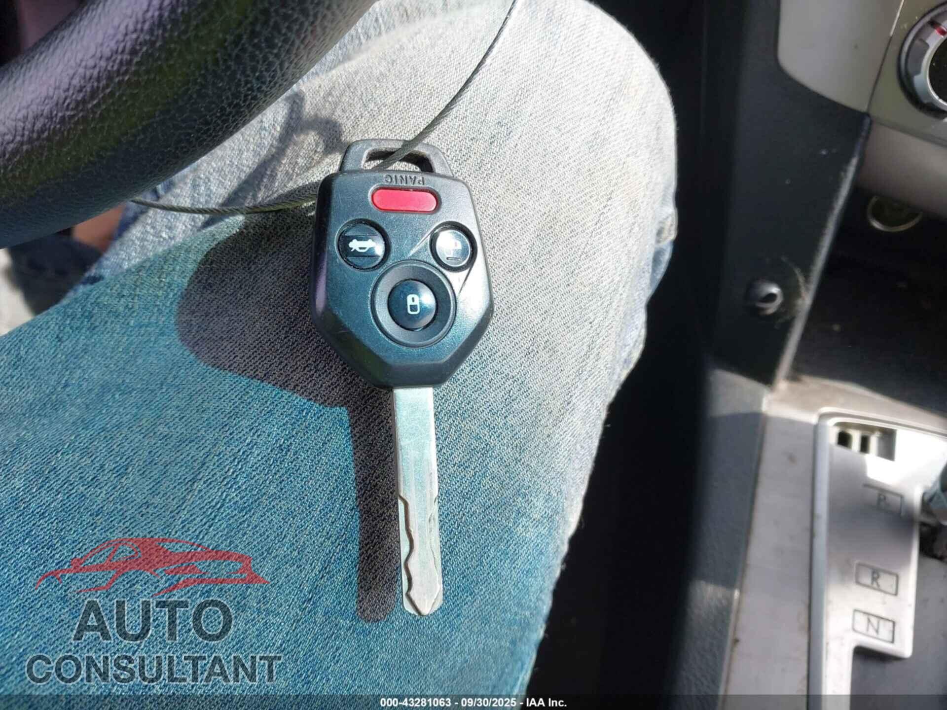 SUBARU OUTBACK 2012 - 4S4BRBAC1C3218059