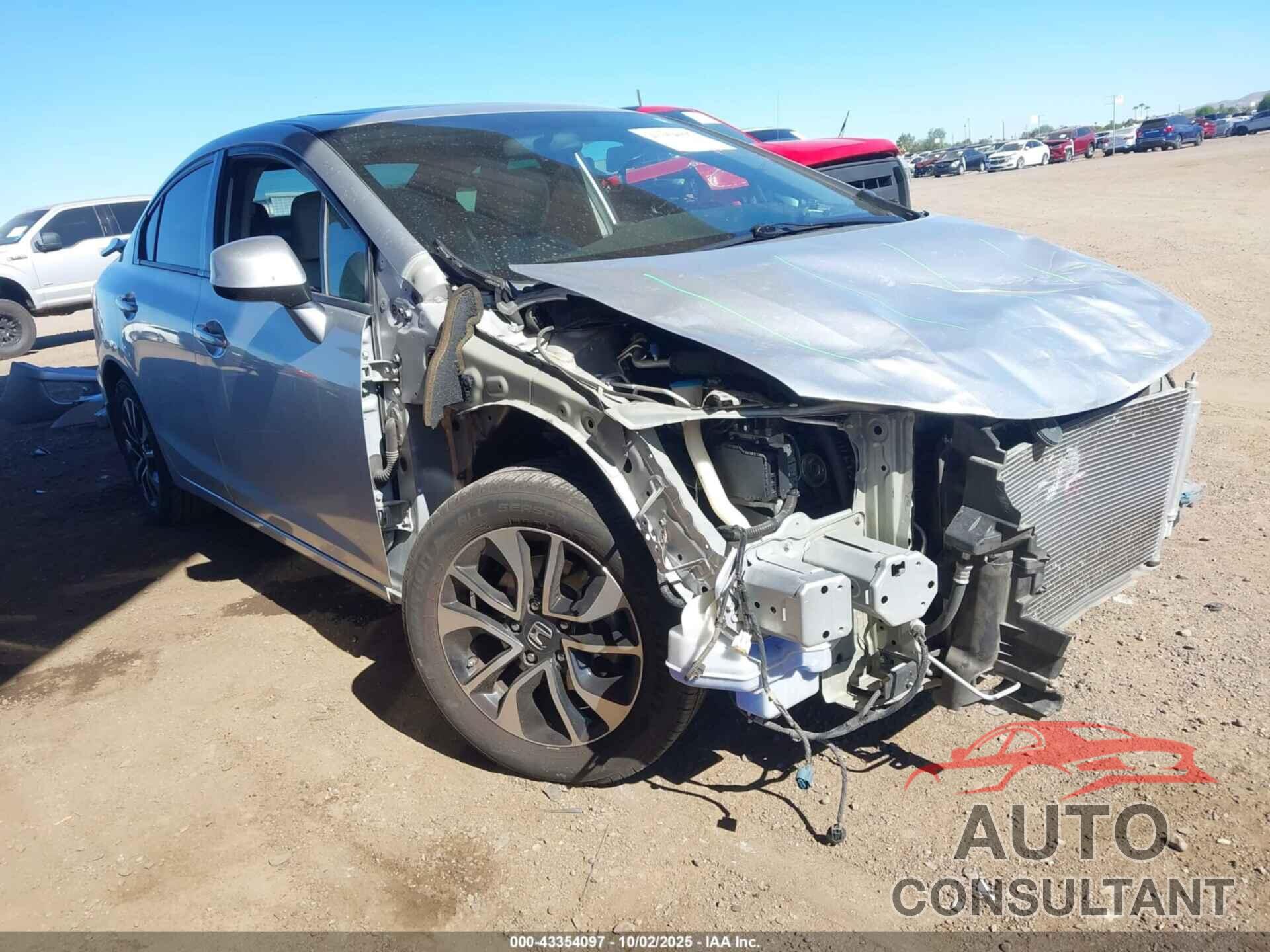 HONDA CIVIC 2013 - 19XFB2F91DE015125