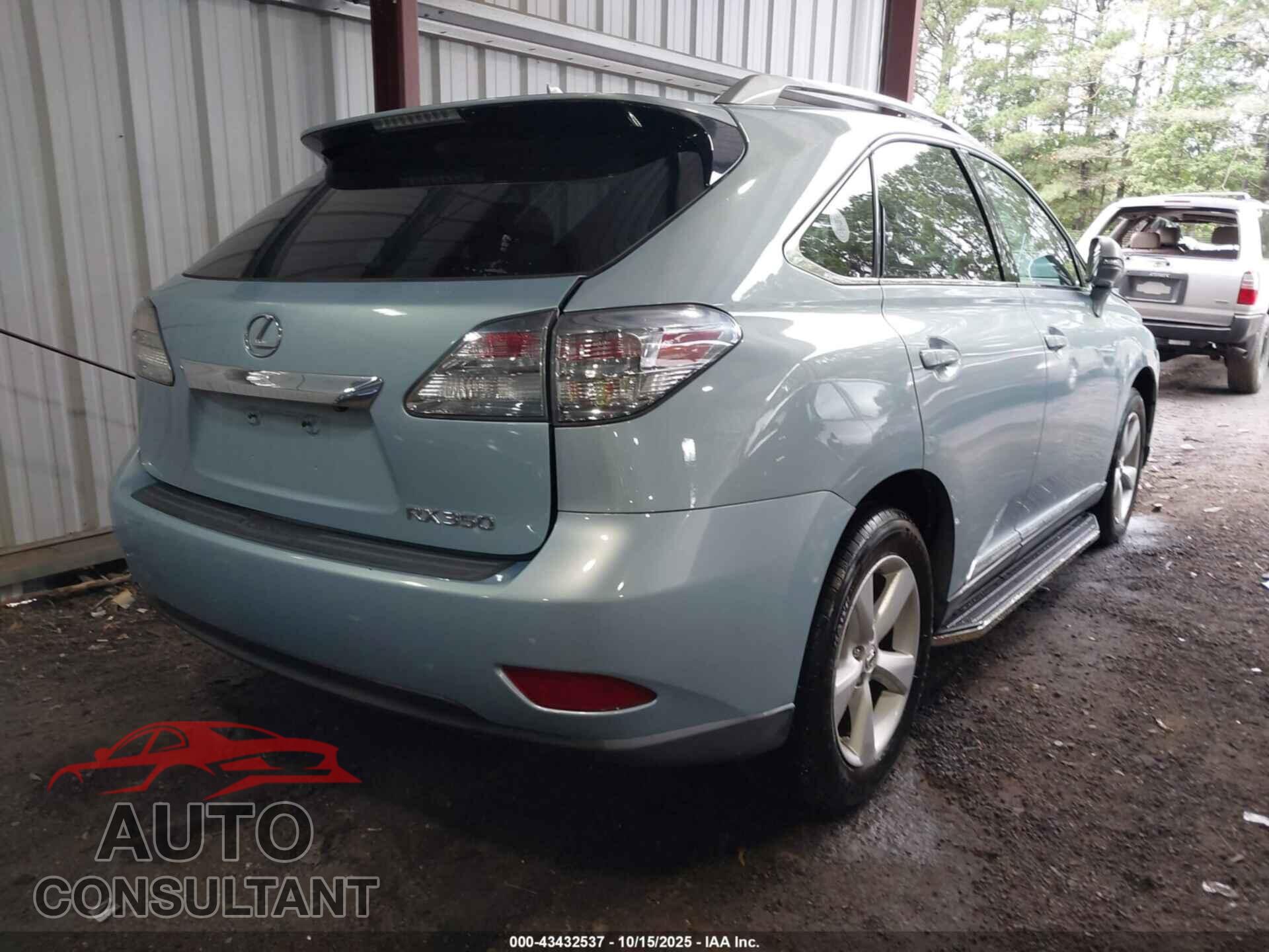 LEXUS RX 350 2011 - 2T2BK1BA3BC099111