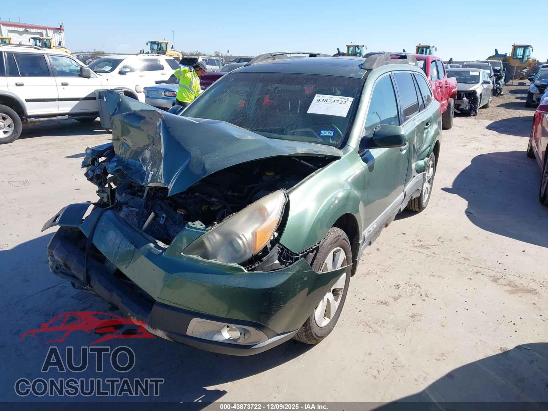 SUBARU OUTBACK 2010 - 4S4BRCEC8A3377576
