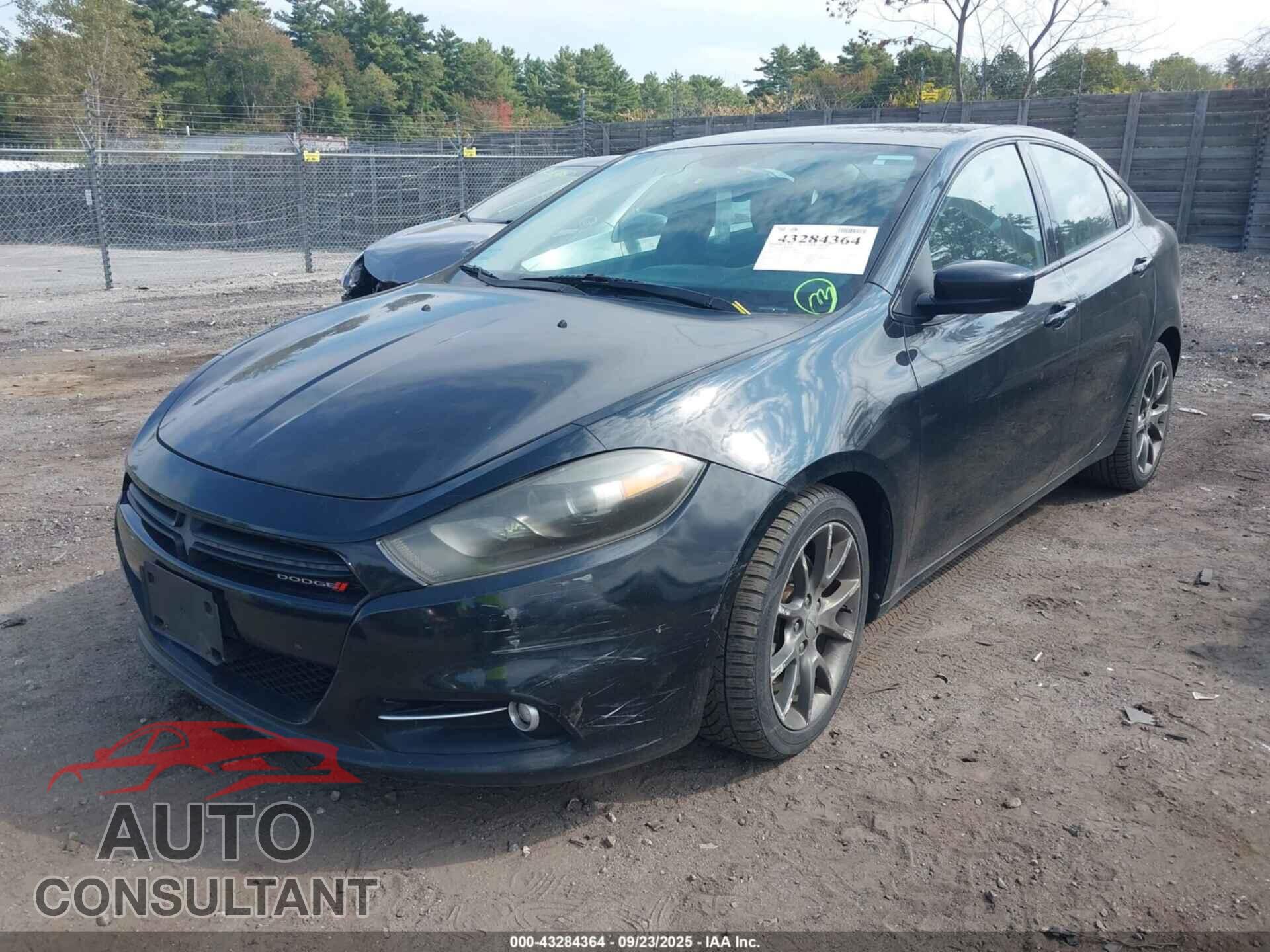 DODGE DART 2013 - 1C3CDFBA9DD295886