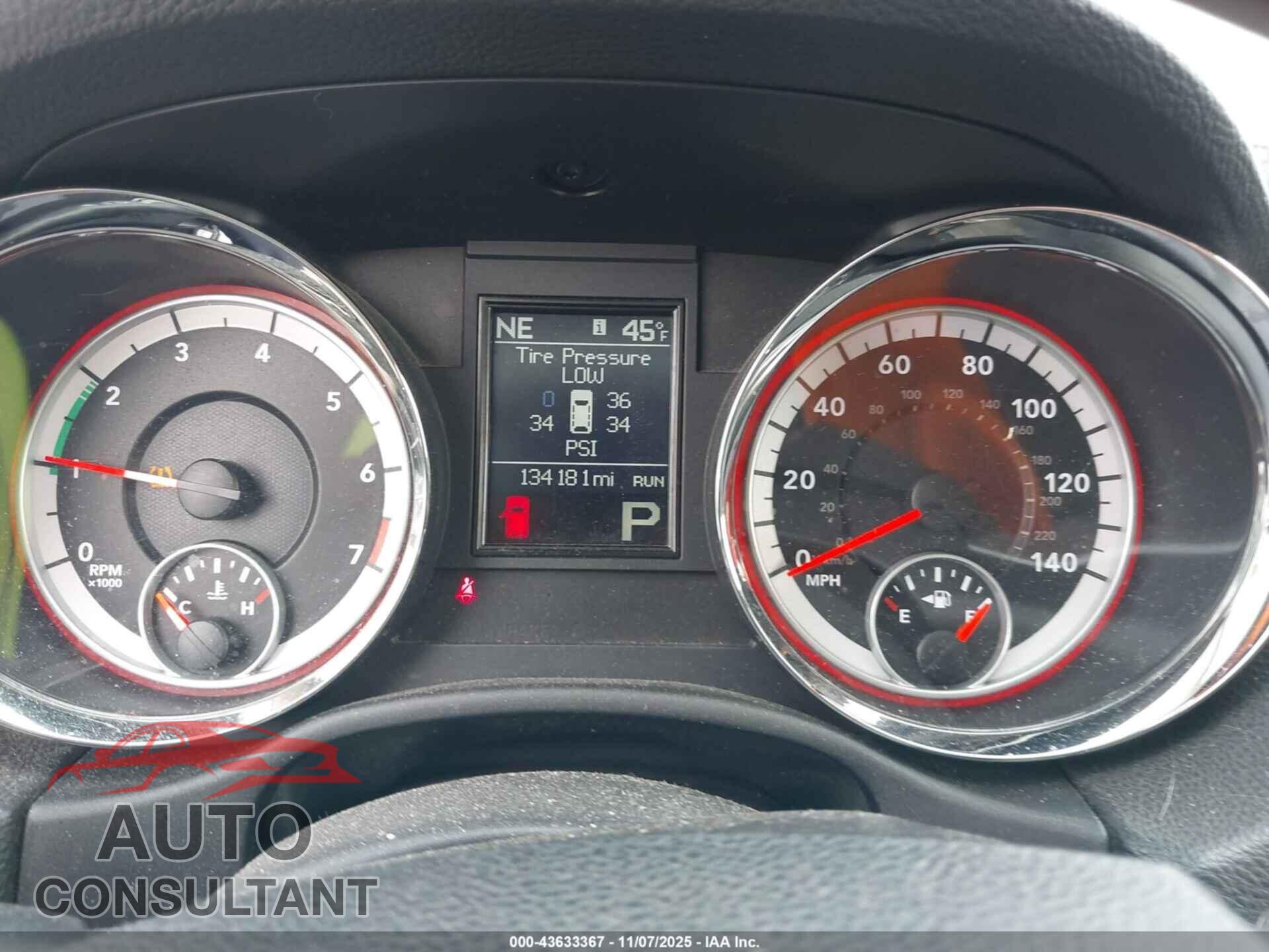DODGE DURANGO 2012 - 1C4RDHDG4CC113583