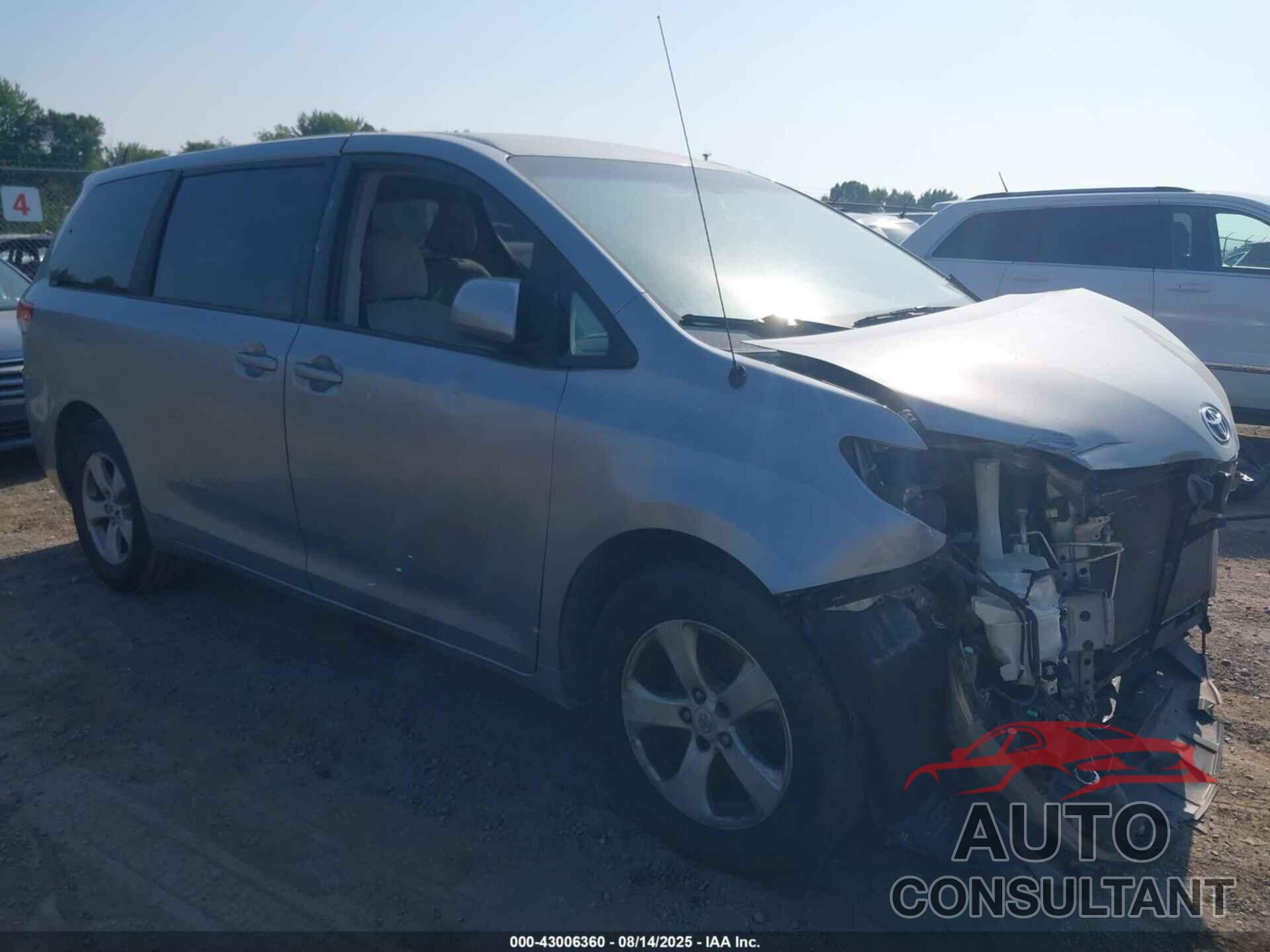 TOYOTA SIENNA 2012 - 5TDKA3DC0CS015689