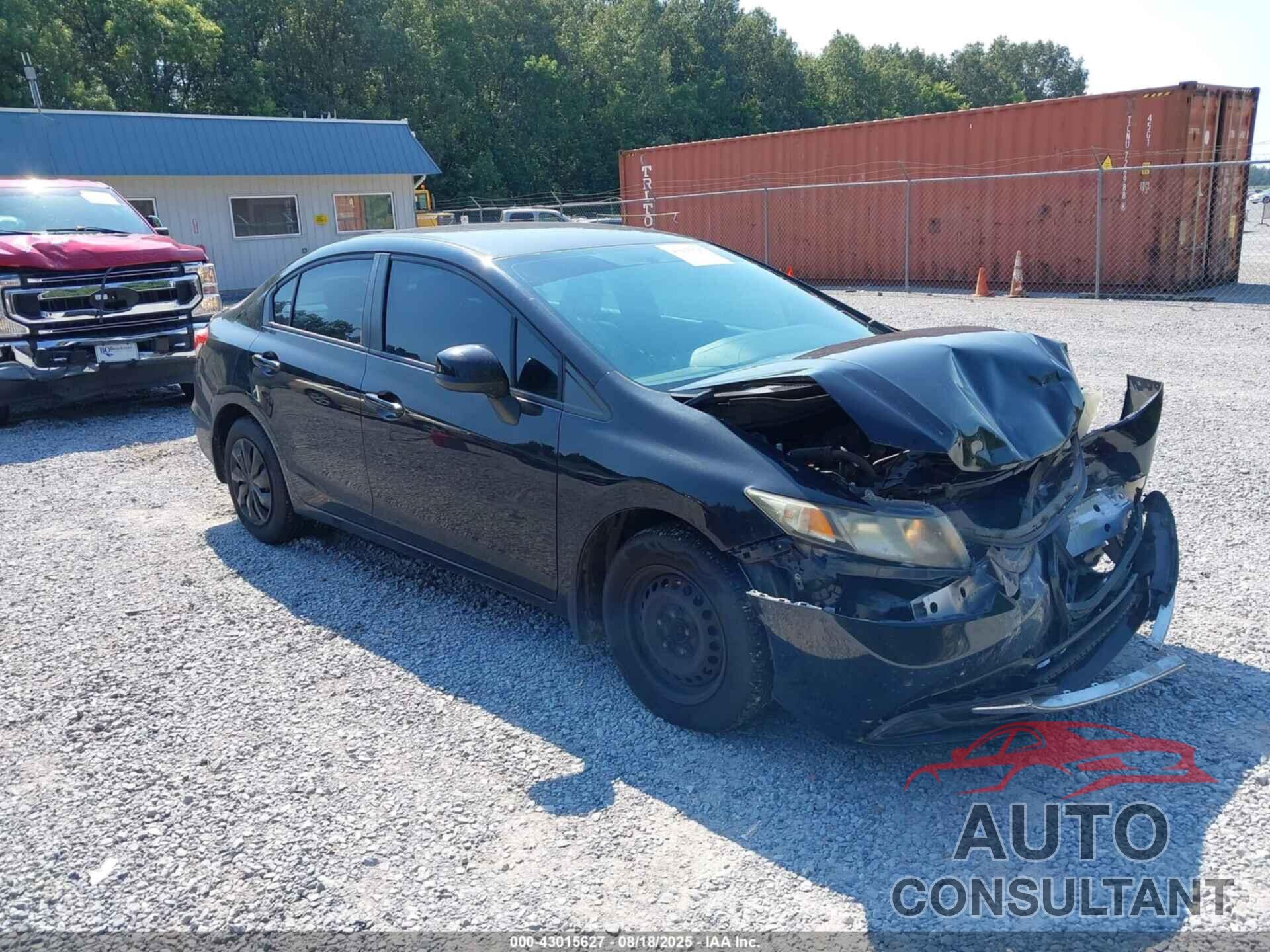 HONDA CIVIC 2013 - 19XFB2F55DE087152