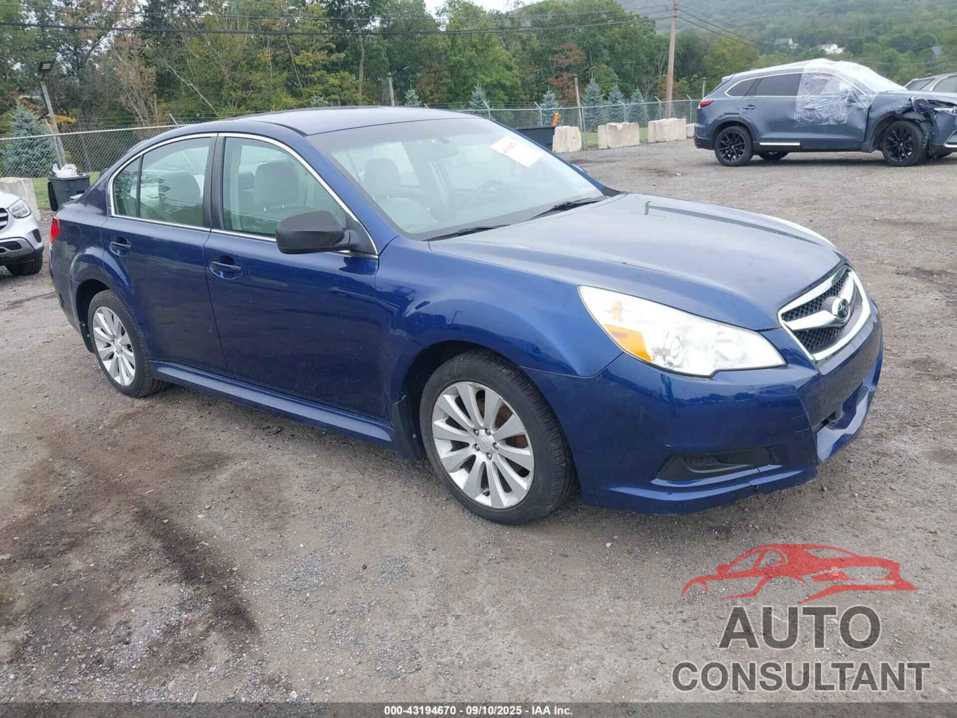 SUBARU LEGACY 2011 - 4S3BMBJ69B3213252
