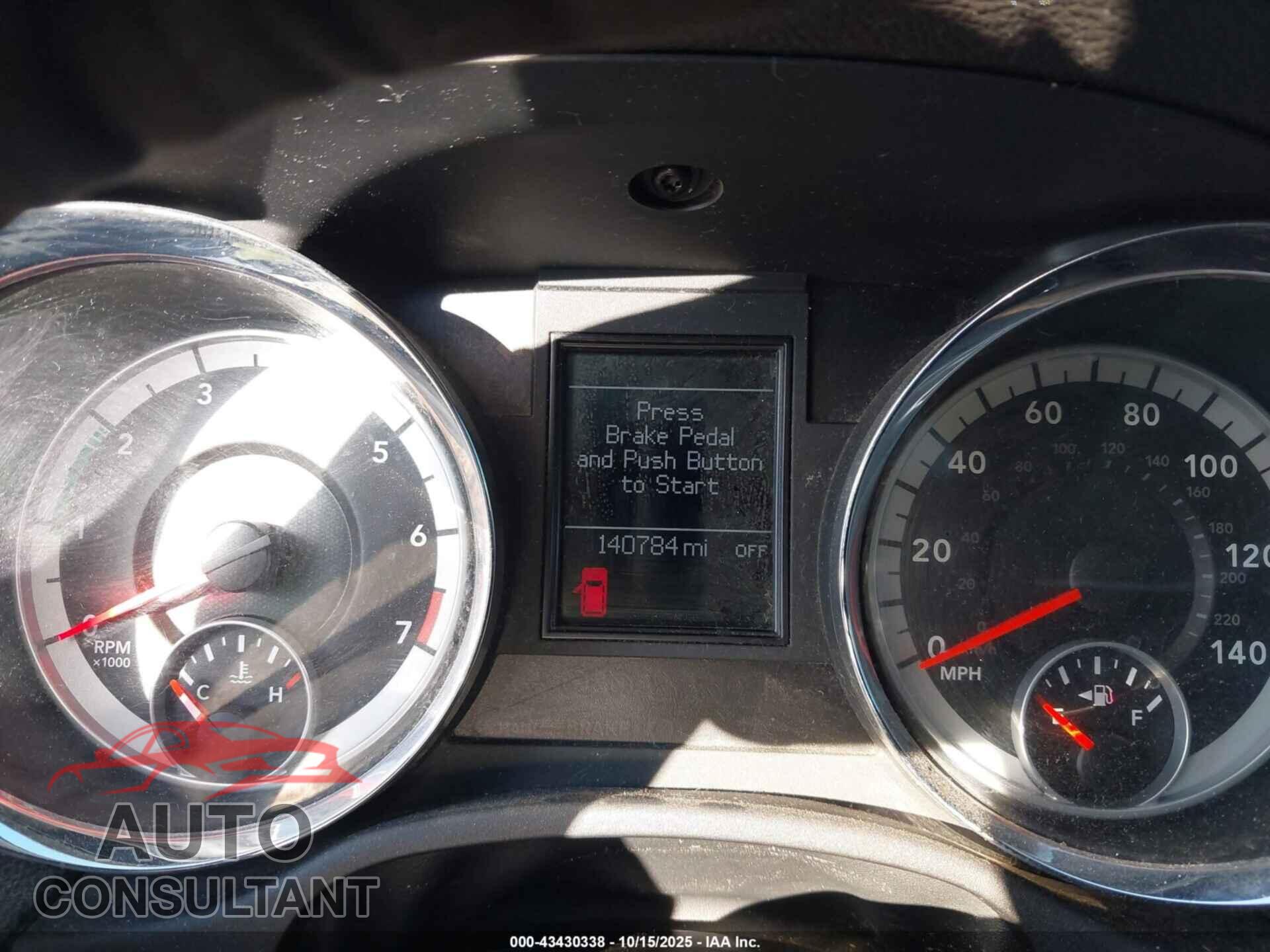 DODGE DURANGO 2011 - 1D4RD4GG9BC680006