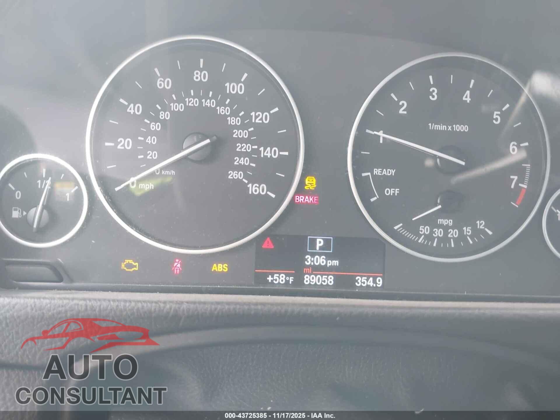 BMW 328I 2015 - WBA3A5C54FP604792