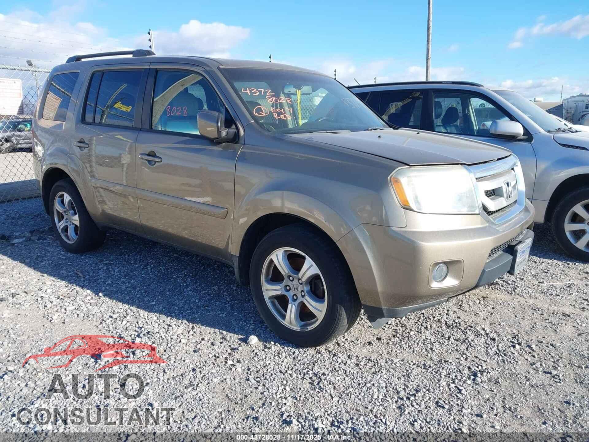 HONDA PILOT 2011 - 5FNYF4H61BB050394