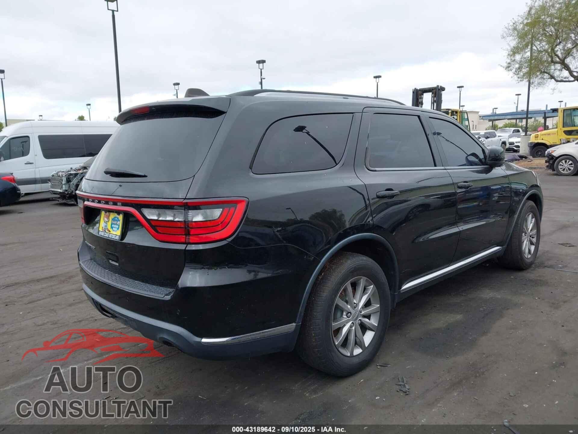 DODGE DURANGO 2017 - 1C4RDHAG4HC709191