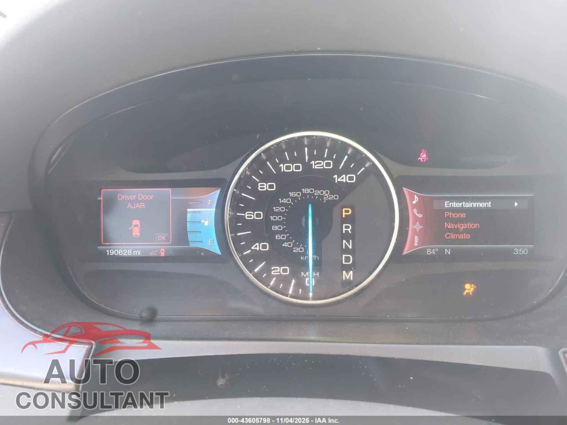 FORD EDGE 2011 - 2FMDK3KC1BBB54492