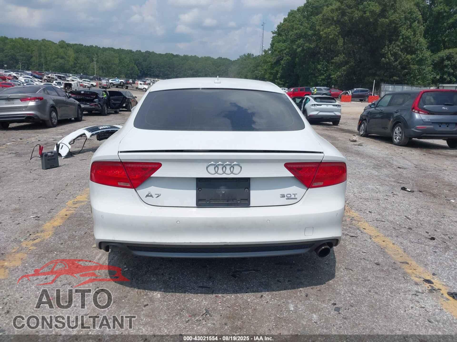AUDI A7 2012 - WAU3GCFC4CN141976