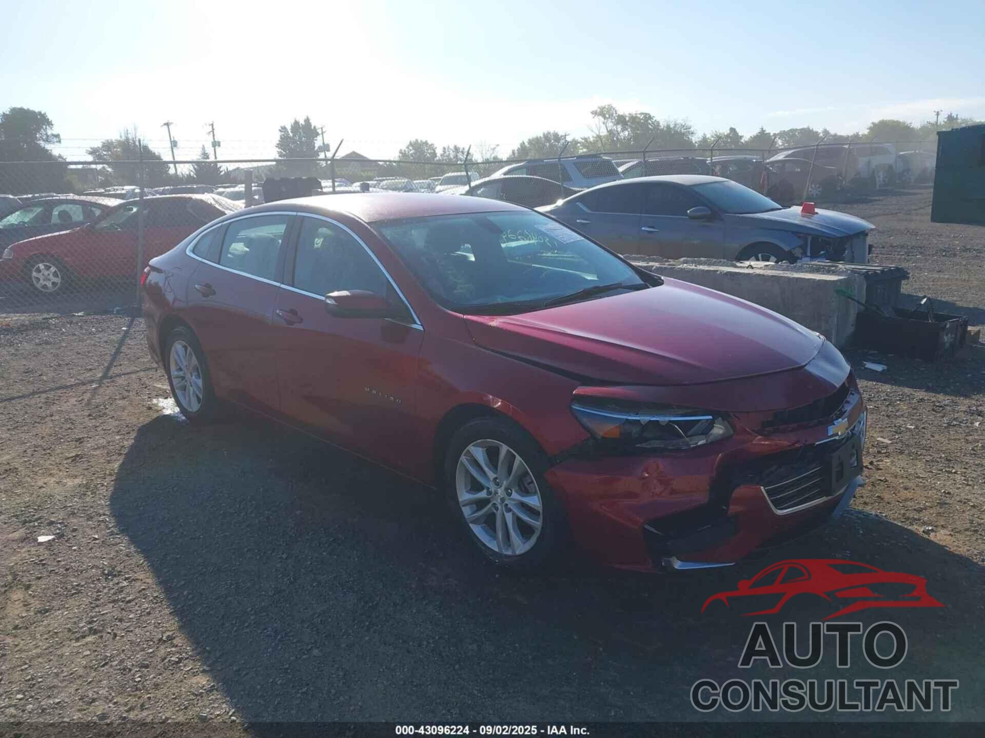 CHEVROLET MALIBU 2017 - 1G1ZE5ST2HF142283