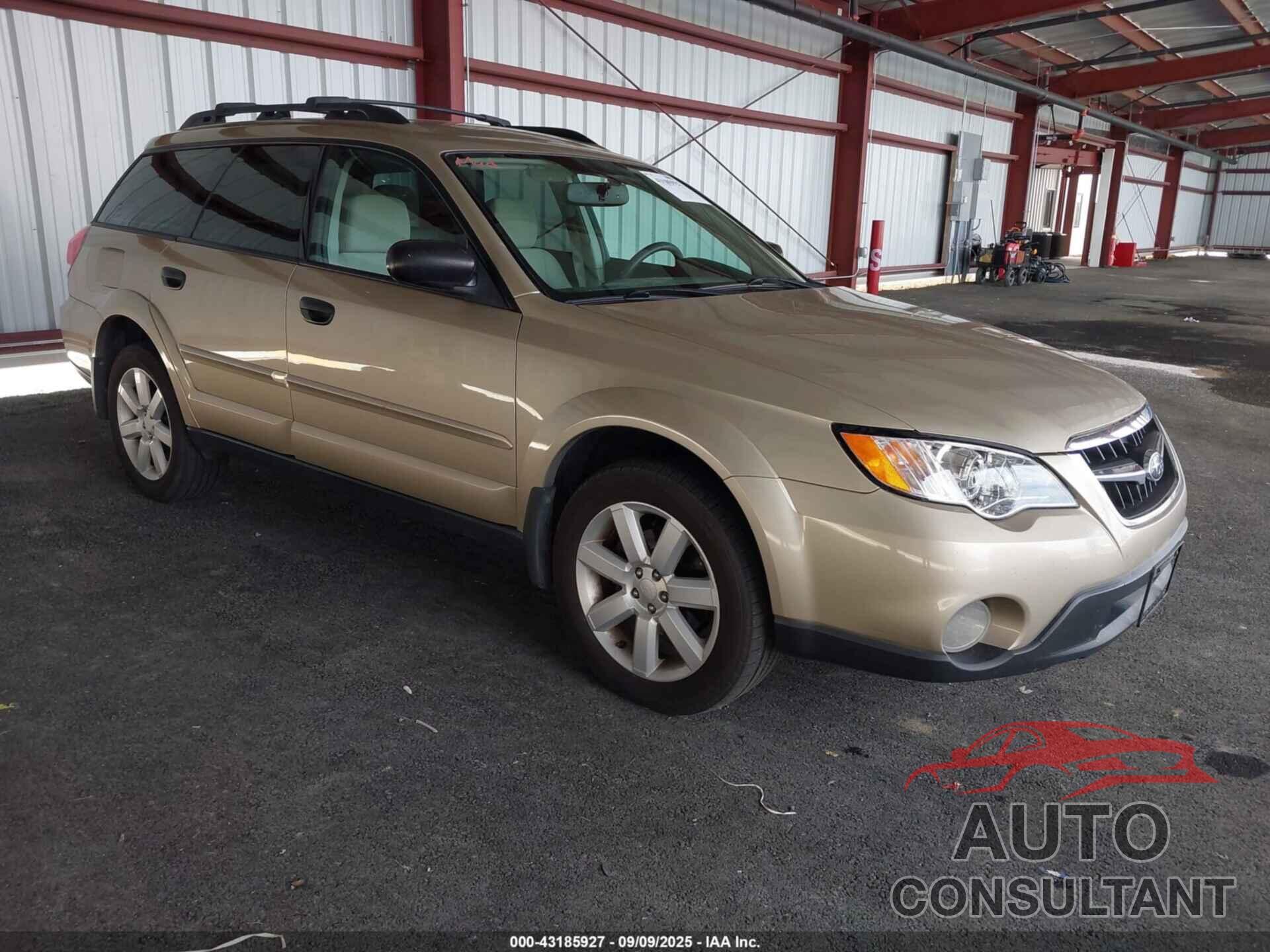 SUBARU OUTBACK 2009 - 4S4BP61C397347581