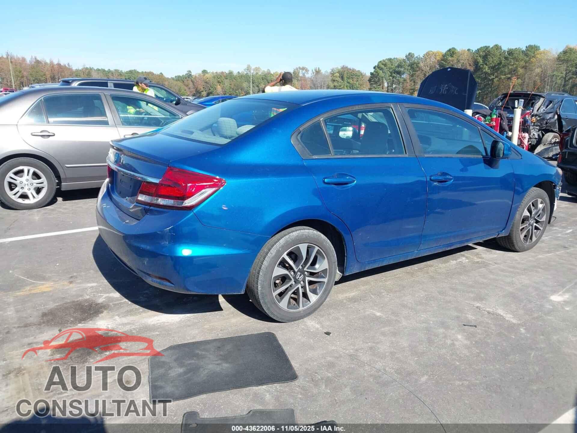 HONDA CIVIC 2013 - 19XFB2F86DE242530