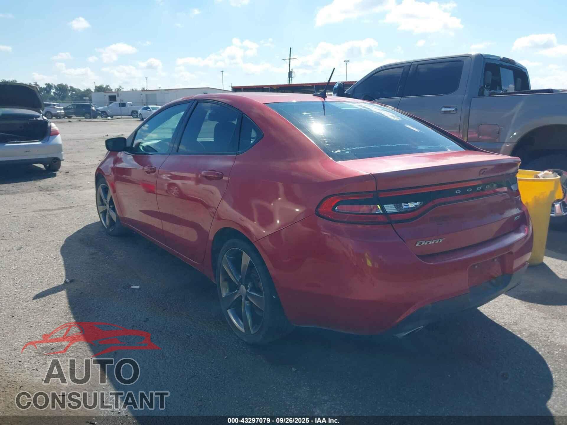DODGE DART 2015 - 1C3CDFEB7FD238223