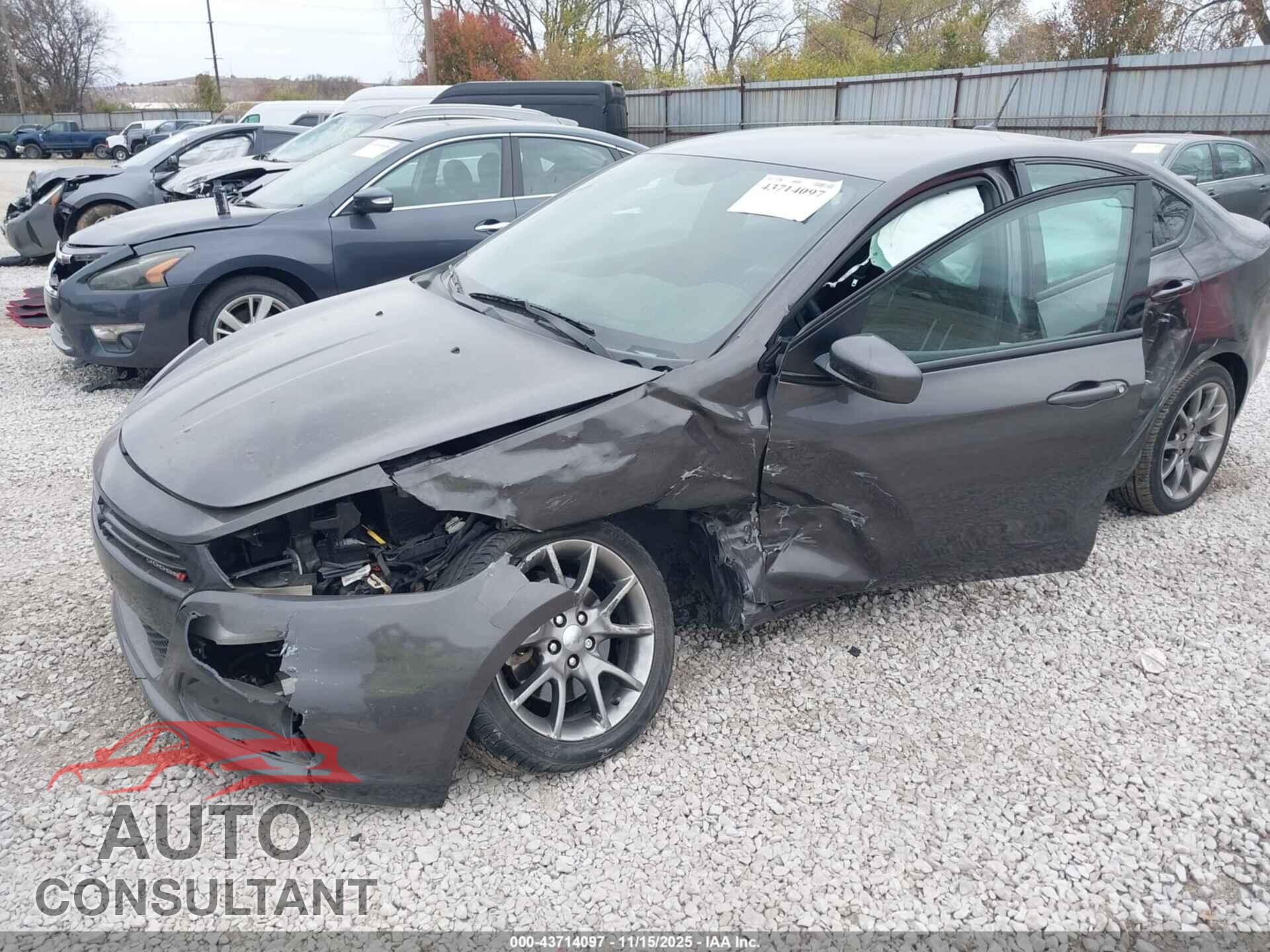 DODGE DART 2014 - 1C3CDFBB4ED830827